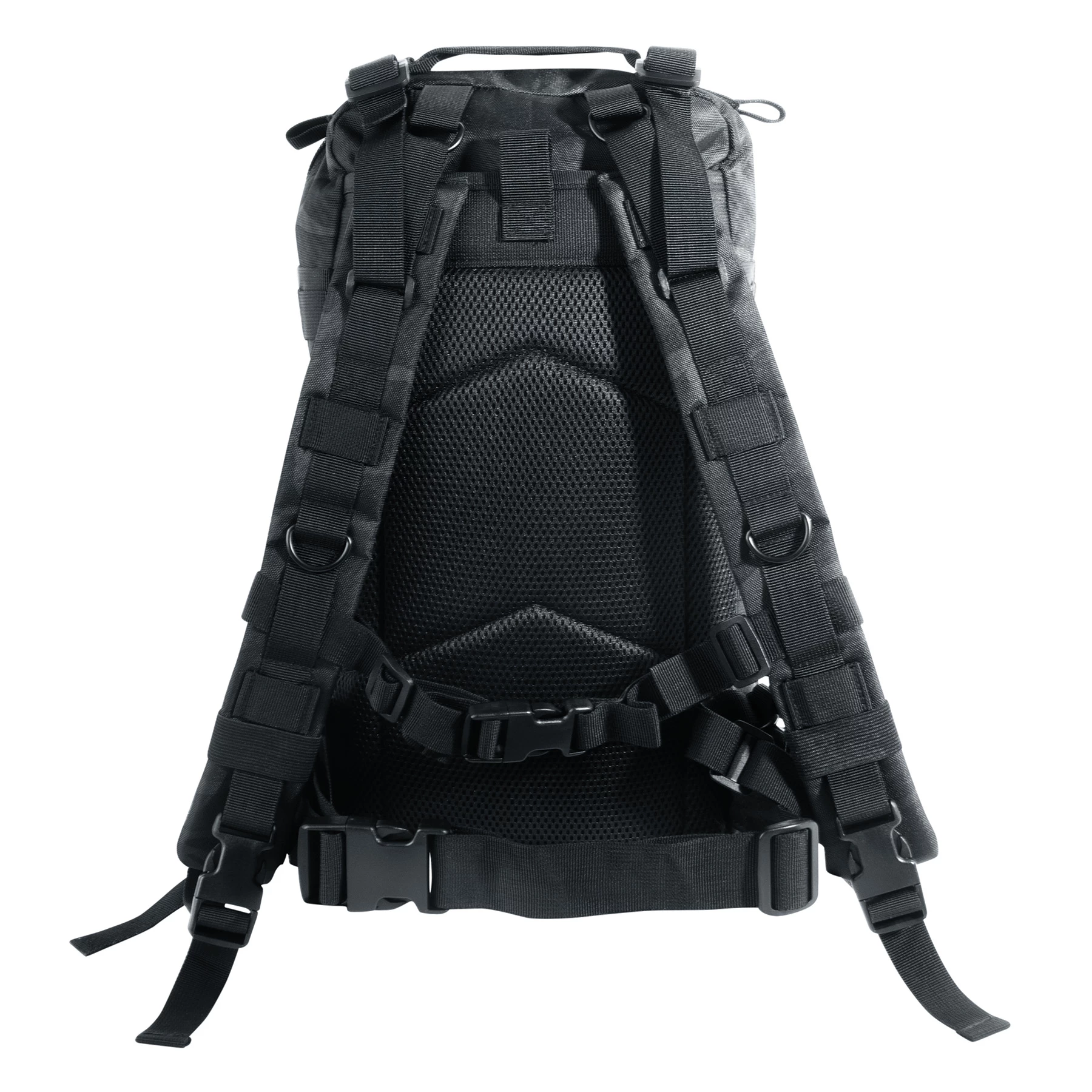 Rothco タクティカルキャンバス Go Pack 17" x 10" x 9" ブラック ROTHCO（ロスコ） リュックROTHCO ミリタリー バックパック