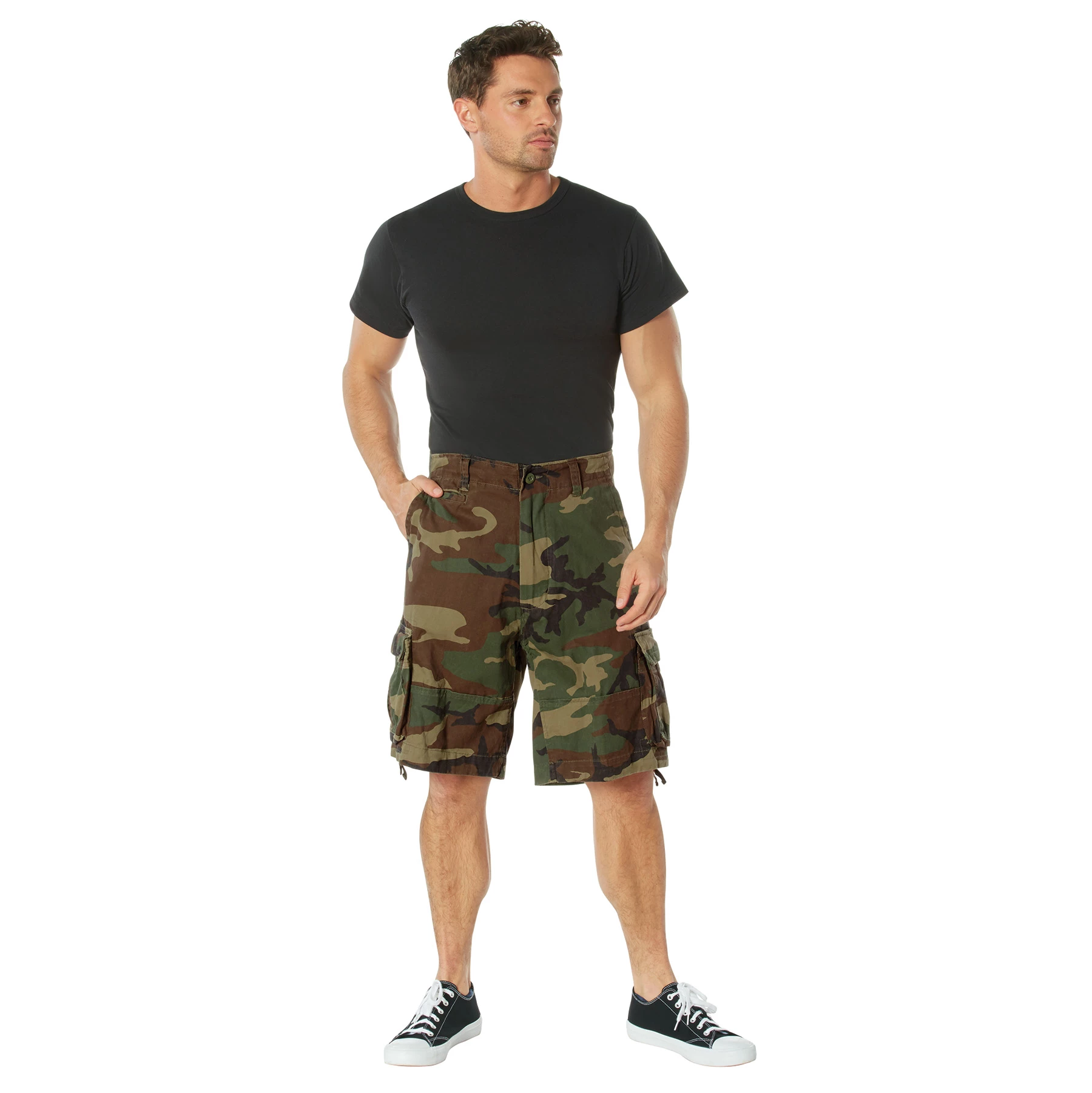 Rothco vintage utility cargo shorts セット Rothco Vintage Camo Infantry Utility Shorts