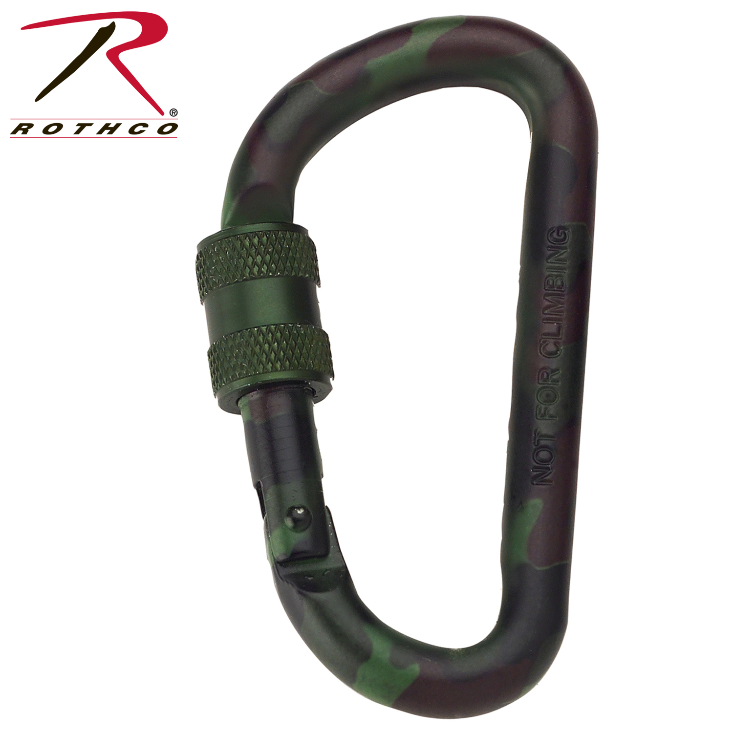 Black 80mm Locking Carabiner