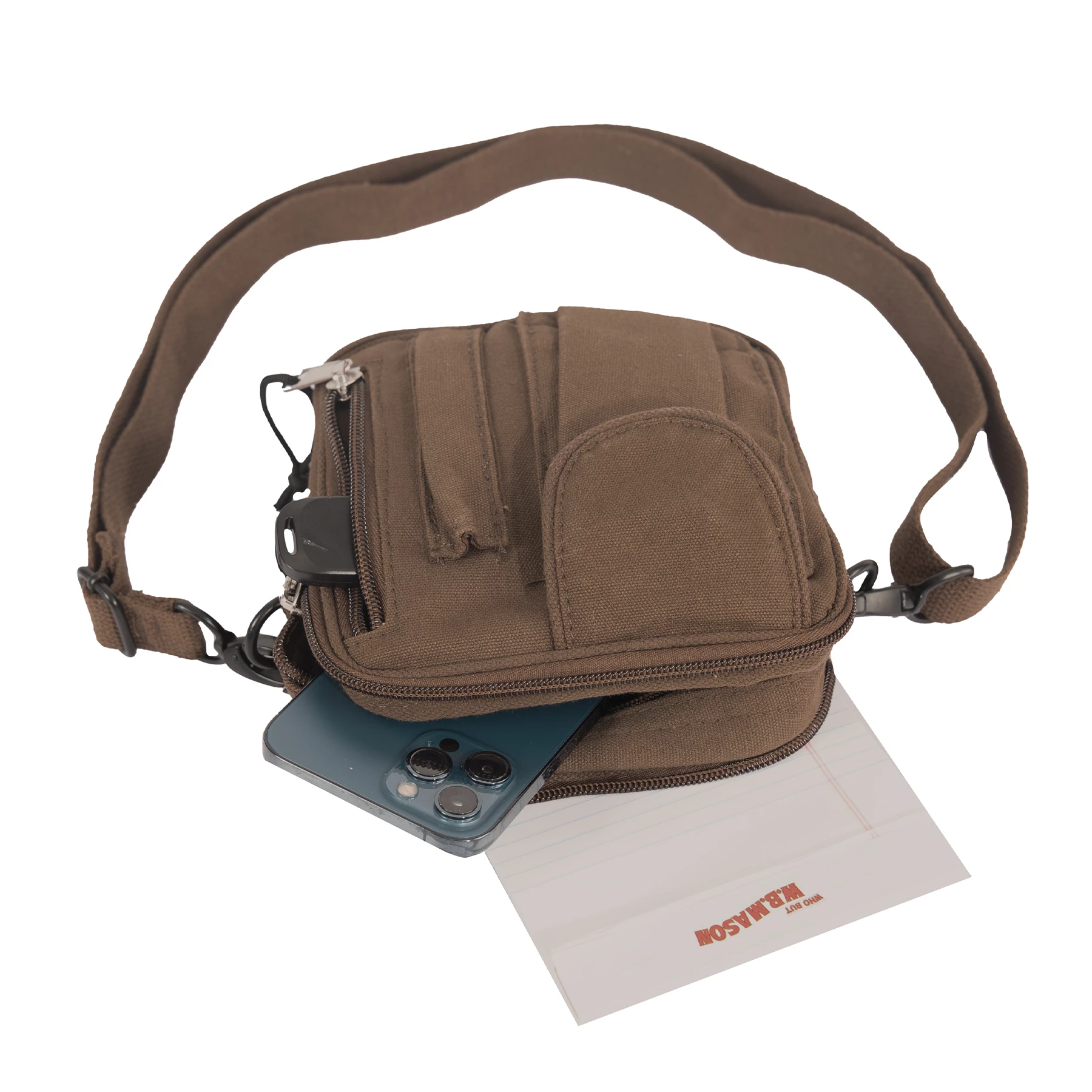 canvas leather messenger crossbody backpack organizer Rothco Excursion Organizer Shoulder Bag