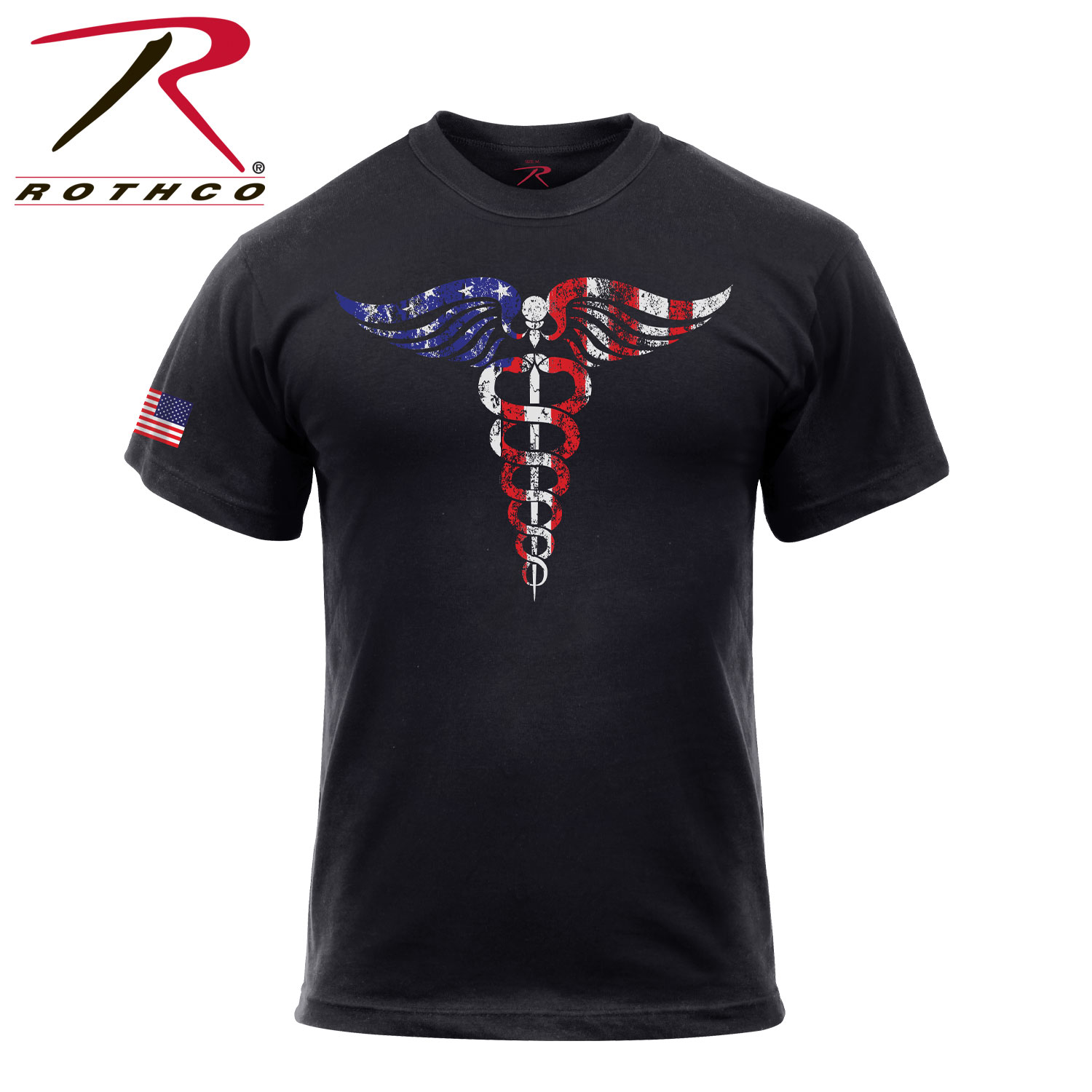 Rothco Medical Symbol (Caduceus) TShirt Black