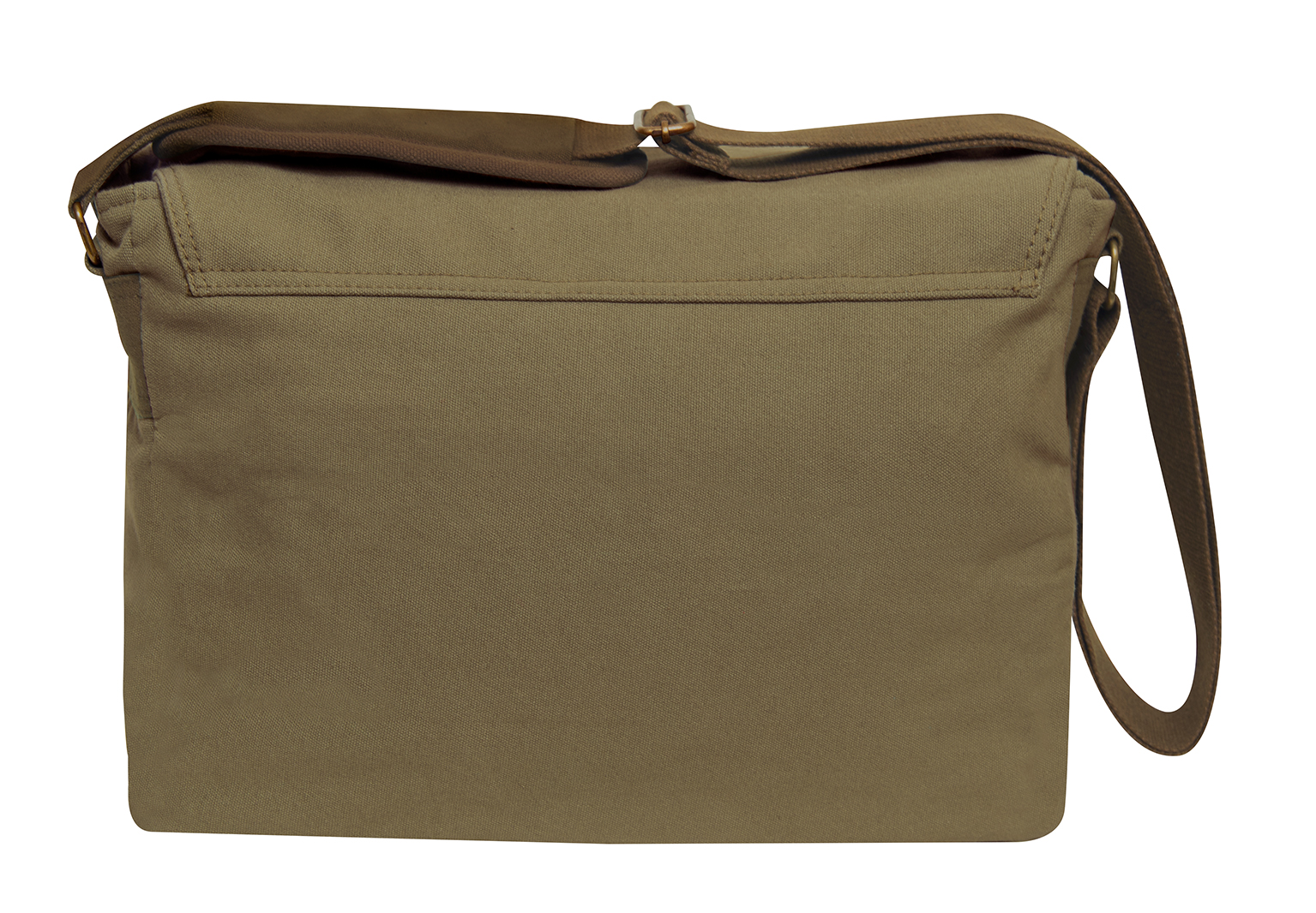 Rothco Classic Canvas Messenger Bag – Double-Stitched Cotton Canvas, Hook & Loop Closure, Unisex
