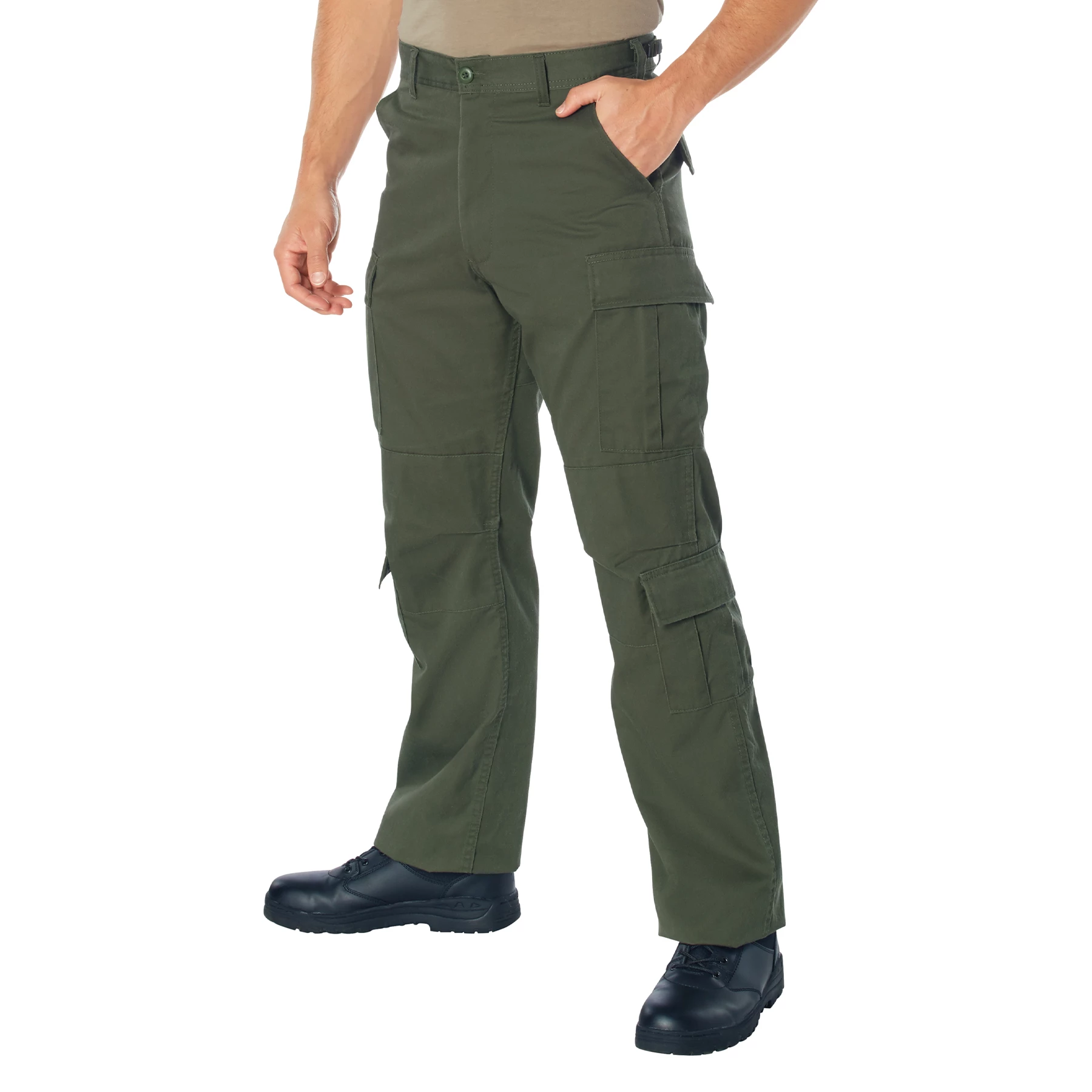 パンツ FUNDAMENTAL ITEMS Fatigue Pants Fatigue Pants ~ Olive Back Satin – 3sixteen