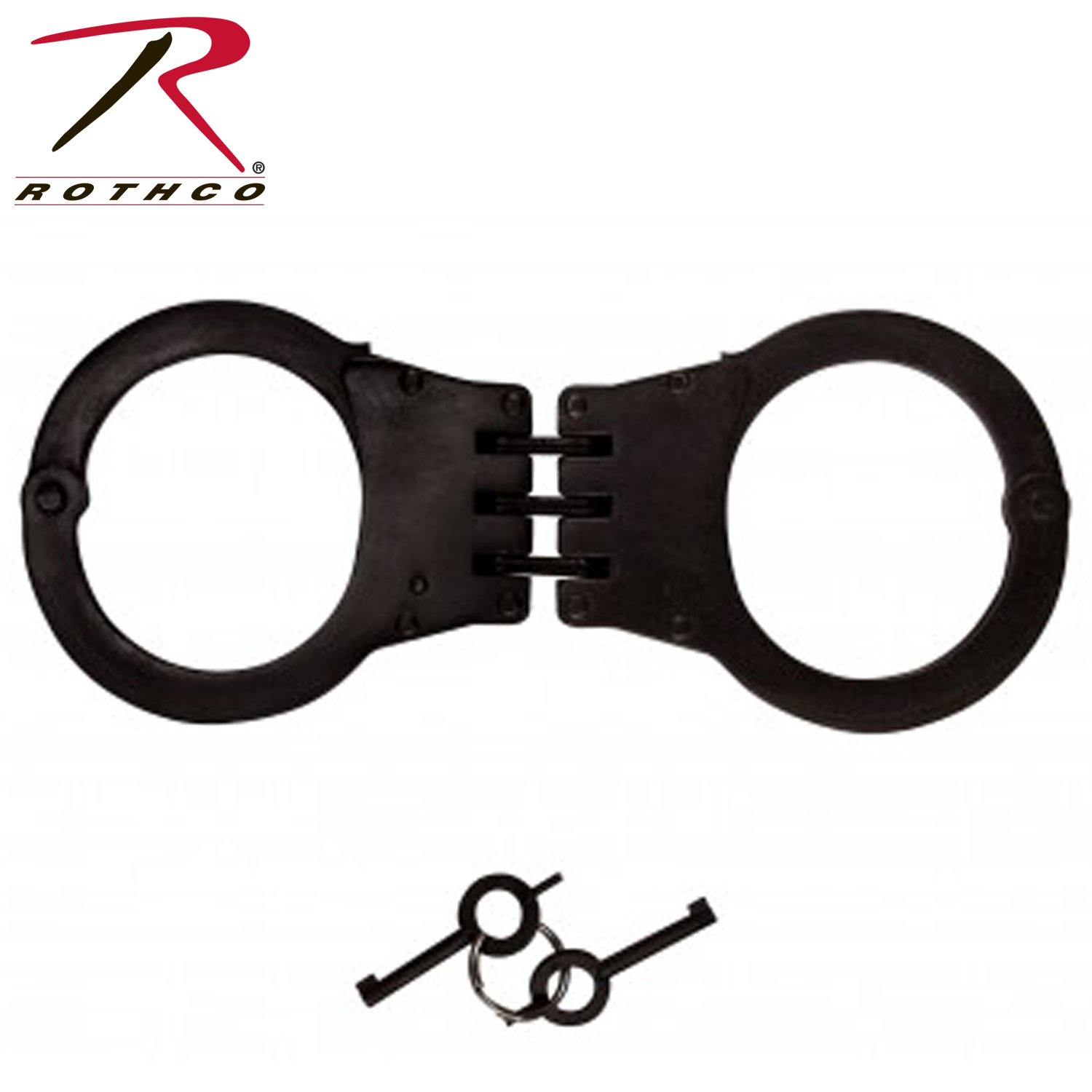 Rothco Deluxe Hinged Handcuffs / Nickel Plated
