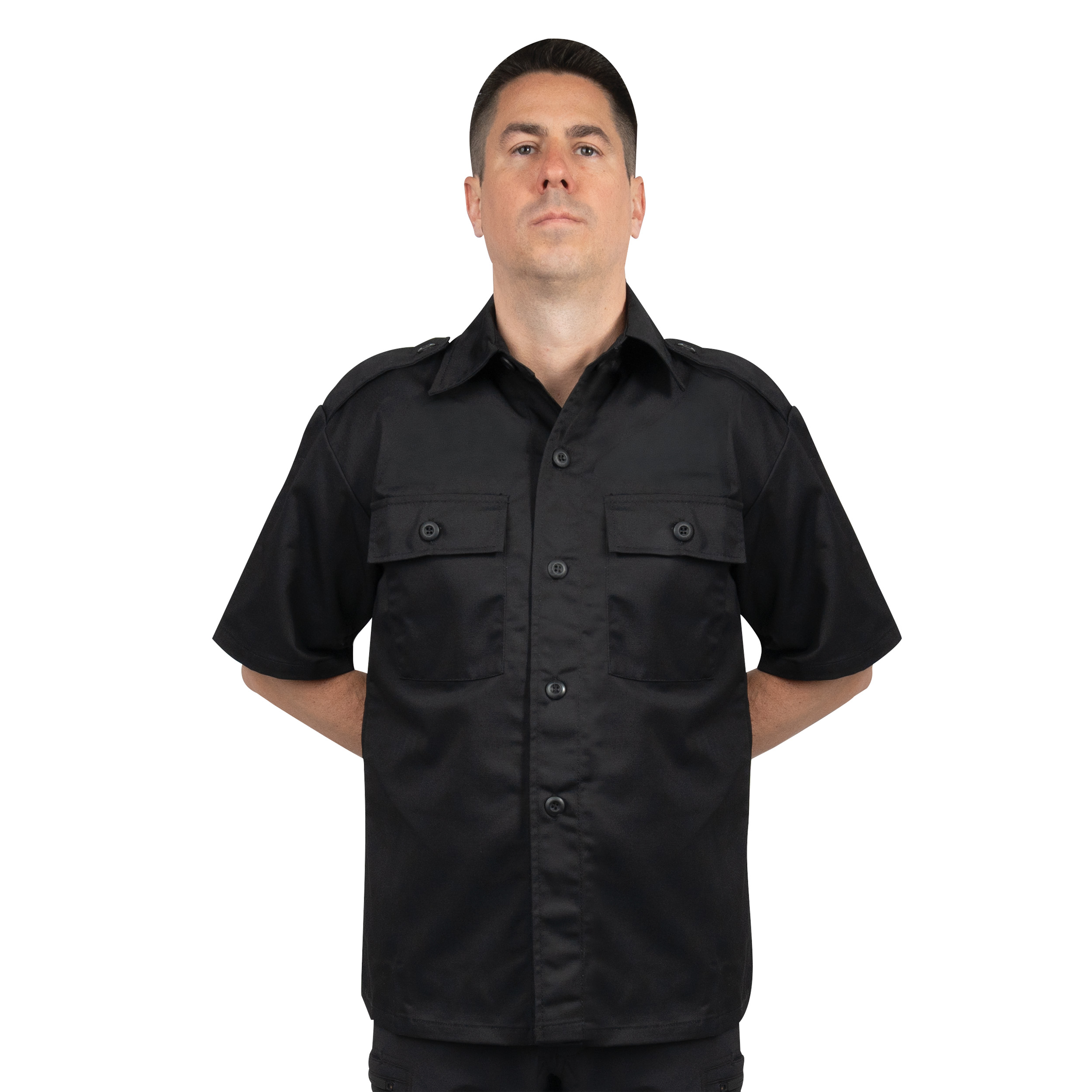 Rothco Short Sleeve Tactical Shirt - Black Rothco Short Sleeve Tactical Shirt - Black