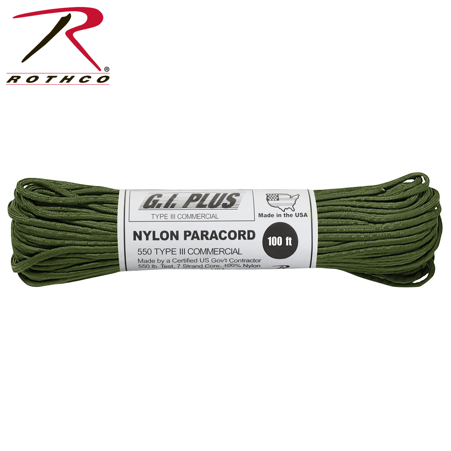 Rothco Nylon Paracord Type III 550 LB