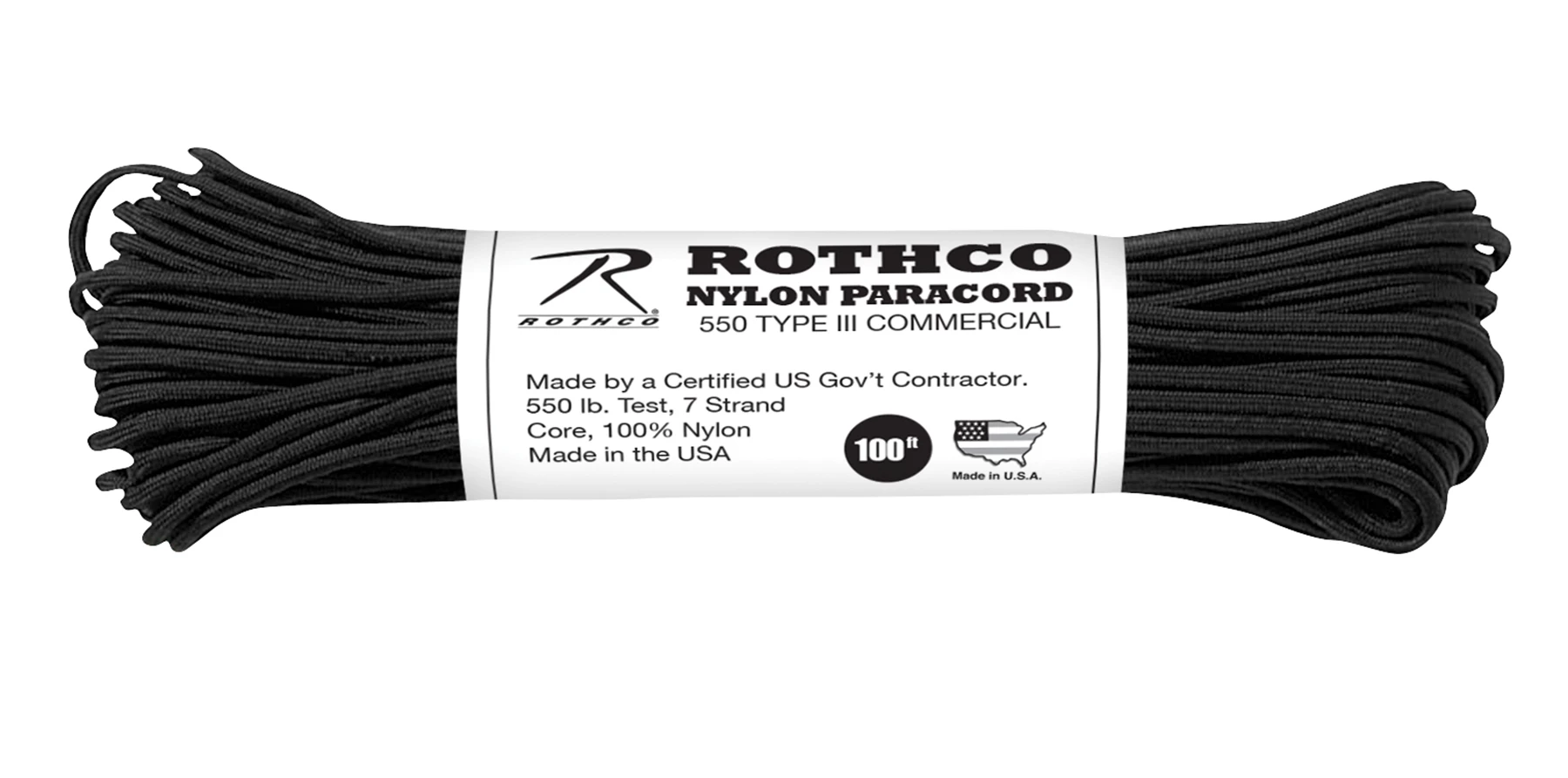 ROTHCO ナイロンパラコード 550 Type III 5本セット Rothco Nylon