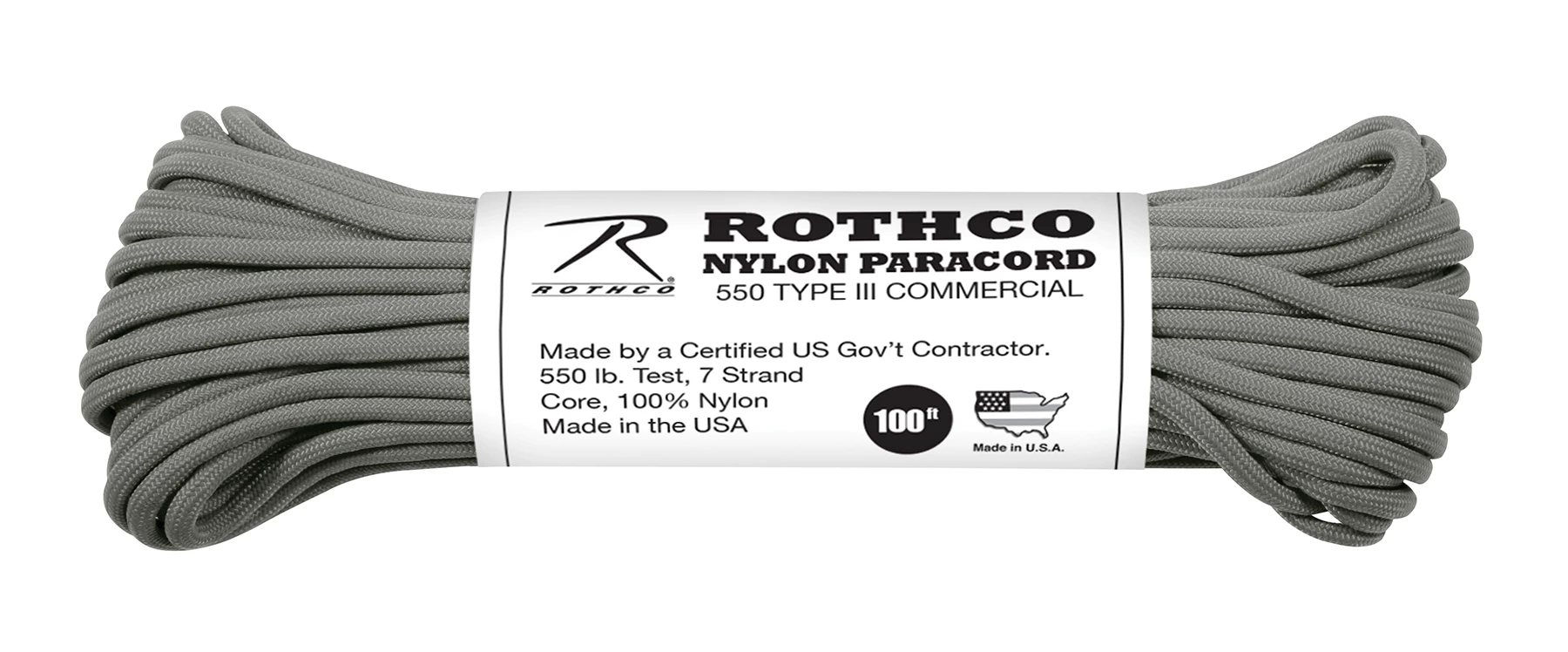 Rothco Nylon Paracord Type III 550 LB
