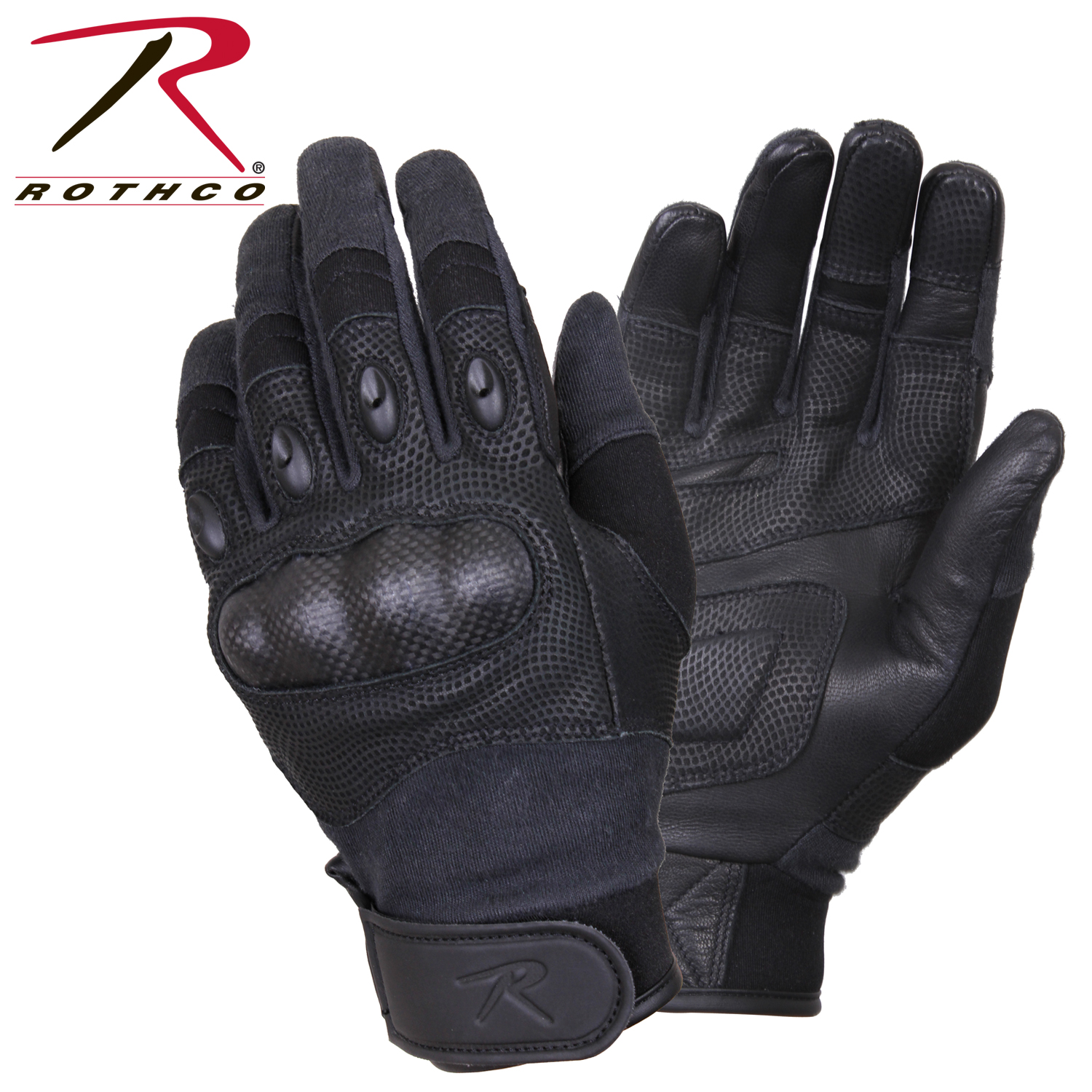 Rothco Carbon Fiber Hard Knuckle Tactical Gloves