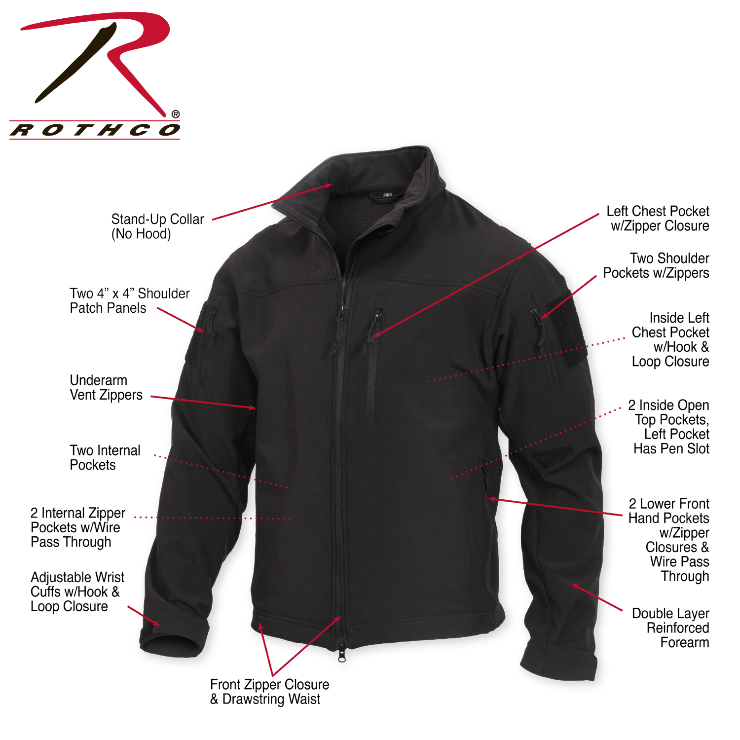Rothco 3577 Stealth Ops Softshell 