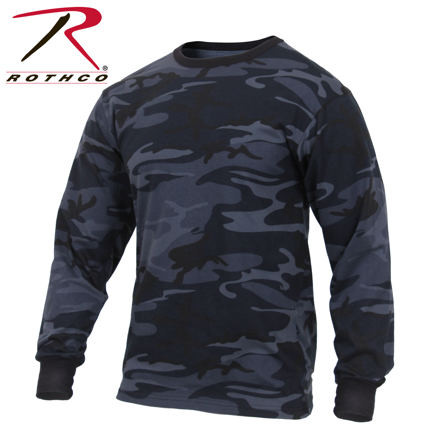 Rothco 3637 3173 3136 3592 Long Sleeve Colored Camo T Shirt