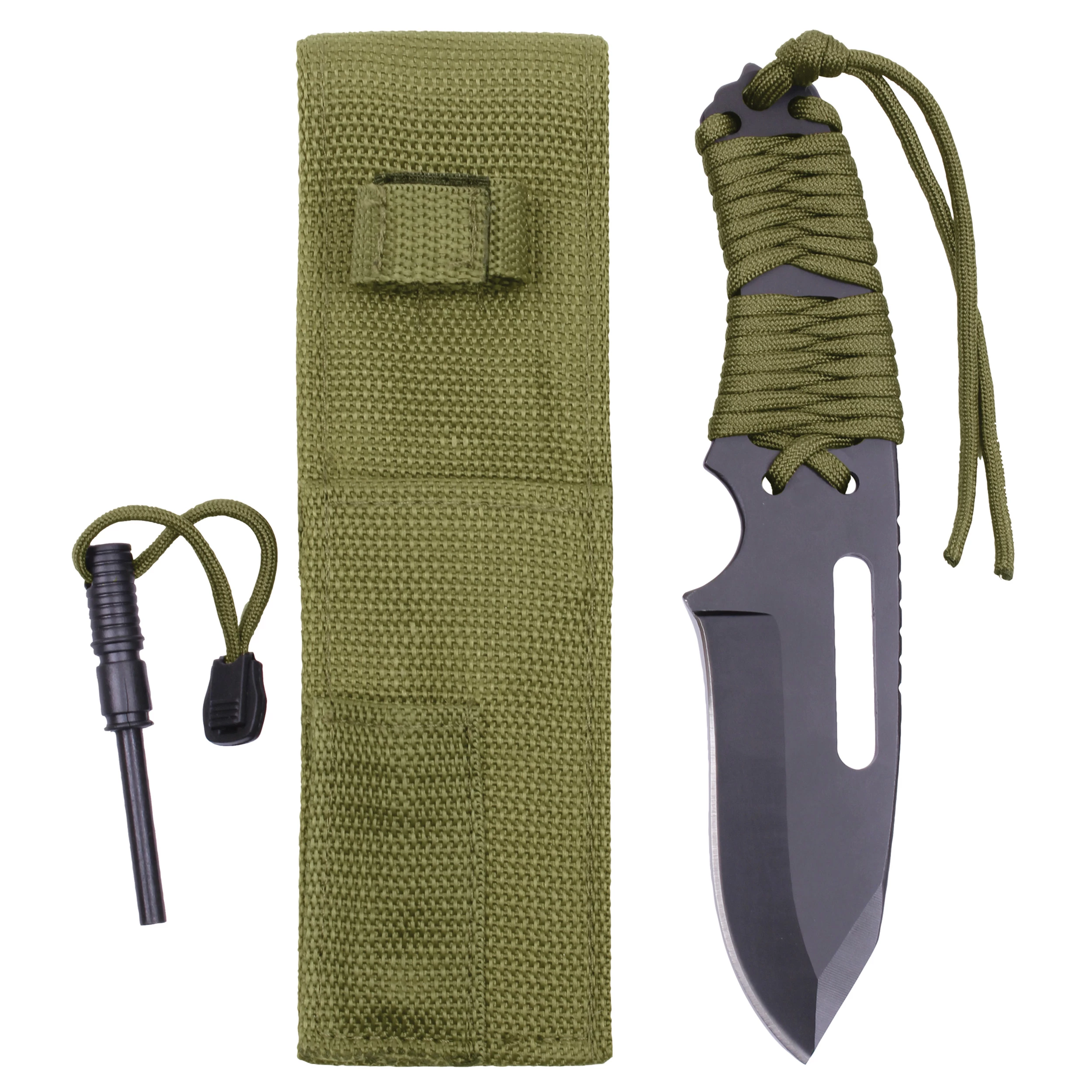 Rothco Large Paracord Knife With Fire Starter