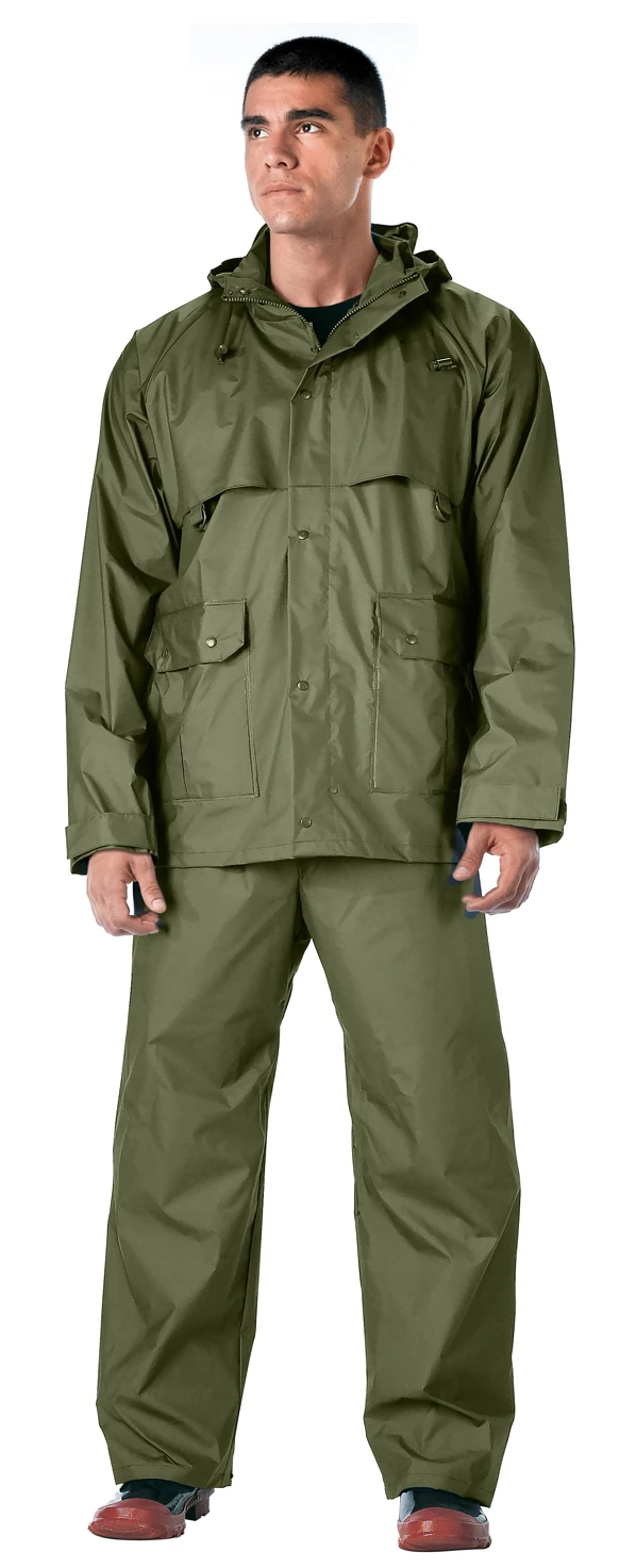 DEUXIEME CLASSE - hana 　ROTHCO Rothco 2 Piece Microlite PVC Rainsuit