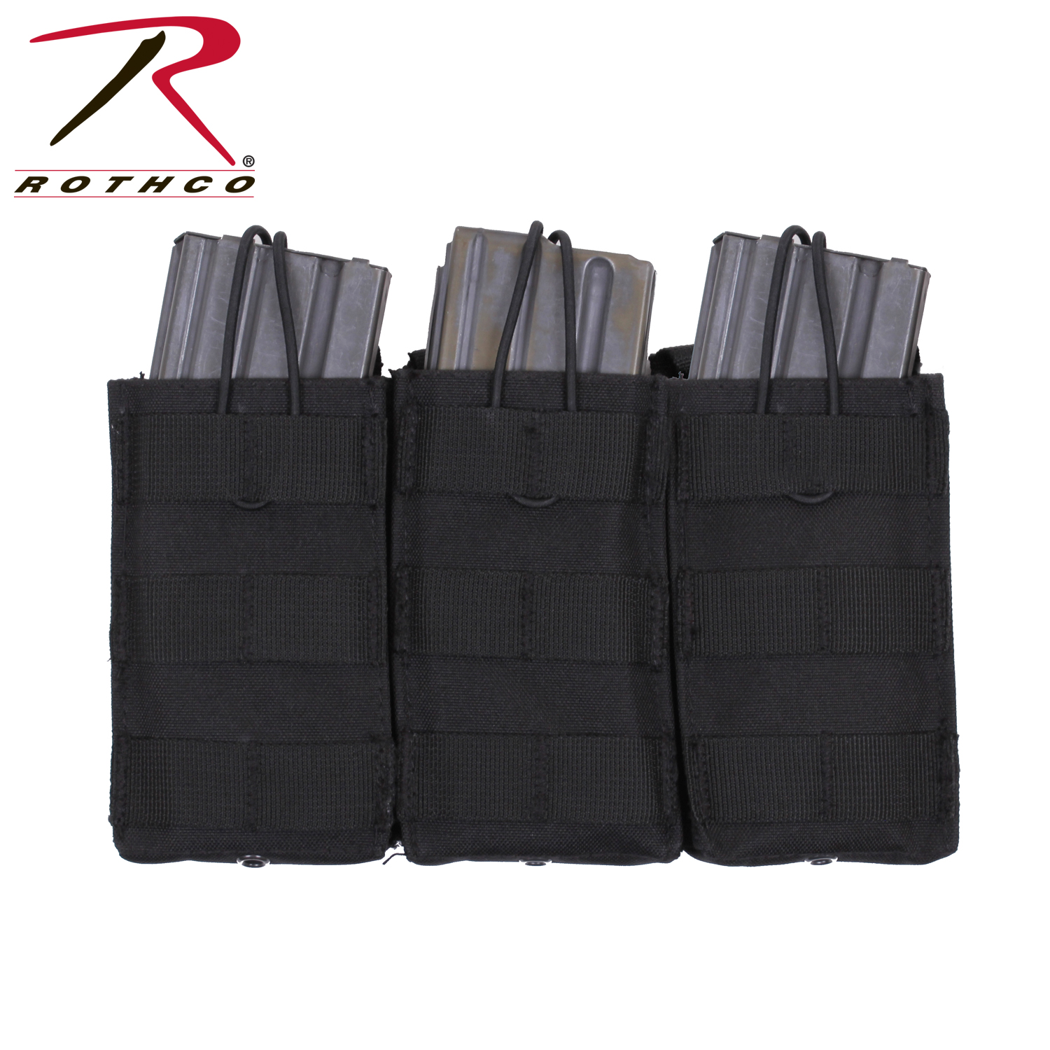 8FIELDS Dreifach-Magazintasche Für Airsoft - Modular, Offenes Oberteil Für 5.56 M4/AR-15 Magazine