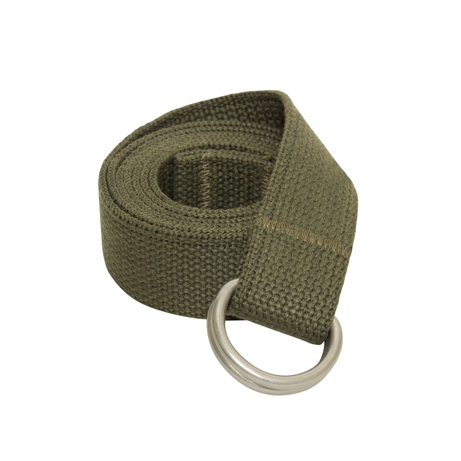 7532 Colorful Canvas D-ring Metal Buckle Web Belt, Military Style Mens macoking Web Fabric Canvas Belt for Men Women with Double D  main image 2