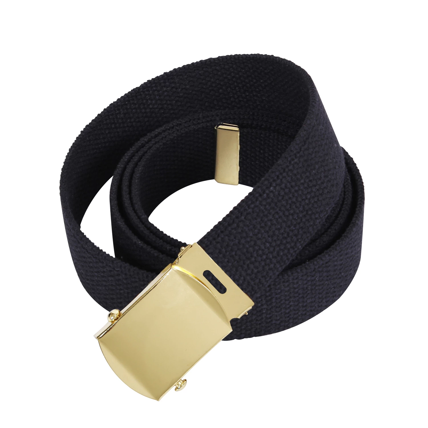 小物 BUTCHERWEB BELT BLACK-GOLD Rothco Military Web Belts - 64 Inches Long