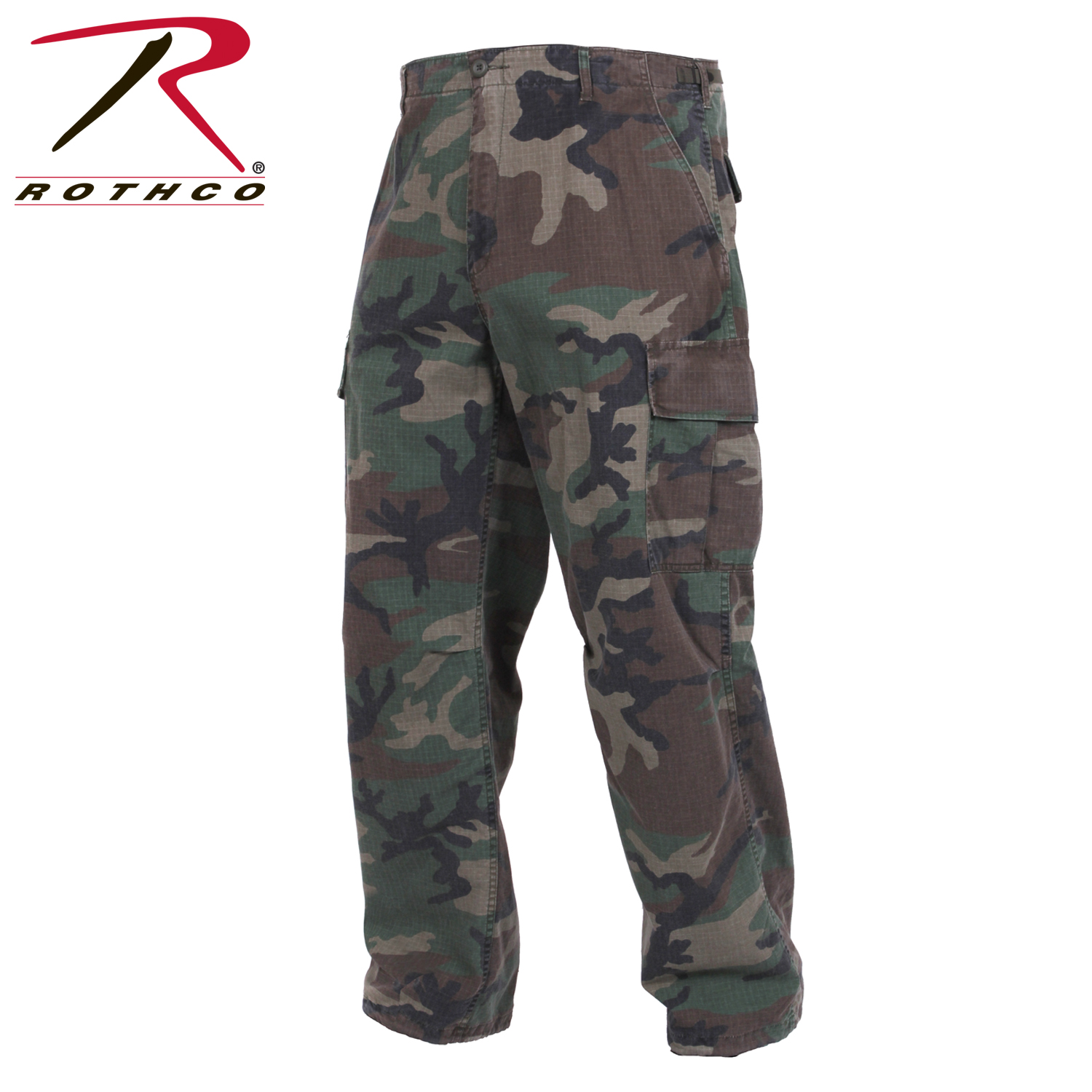 red fatigue pants