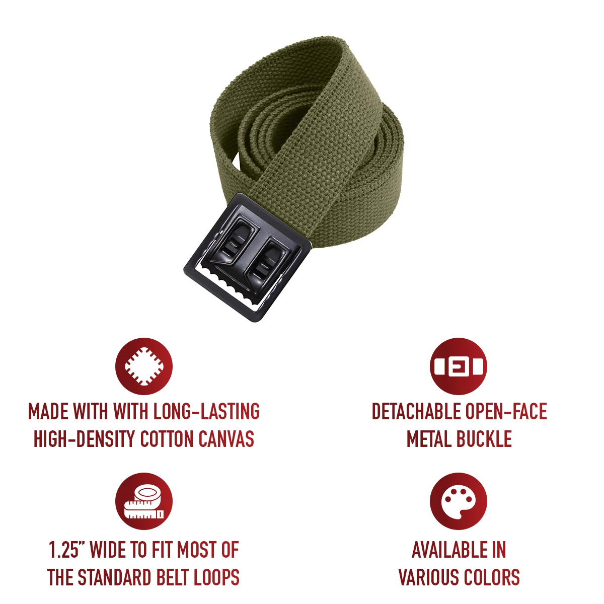 Women\'s 2 Canvas Black And Green Adjustable Elastic Web Belt Top Military Buckle Military Belt Canvas Belt Web Belt Non Leather Belt One Size  main image 4