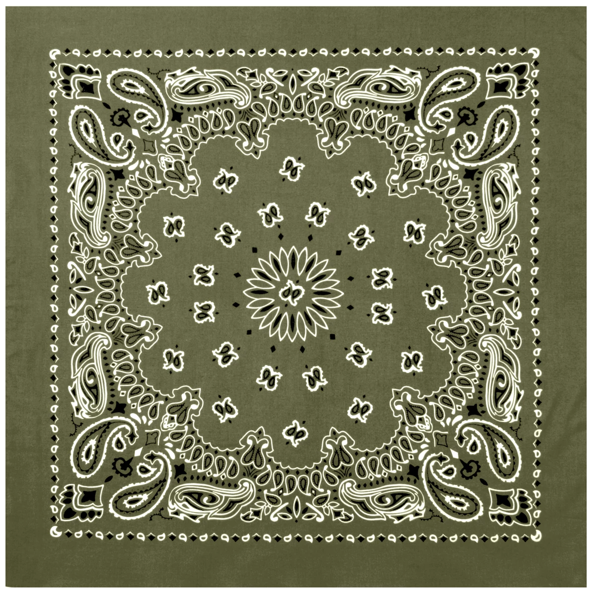 Rothco Trainmen Paisley Bandana – Extra-Large - 27” X 27
