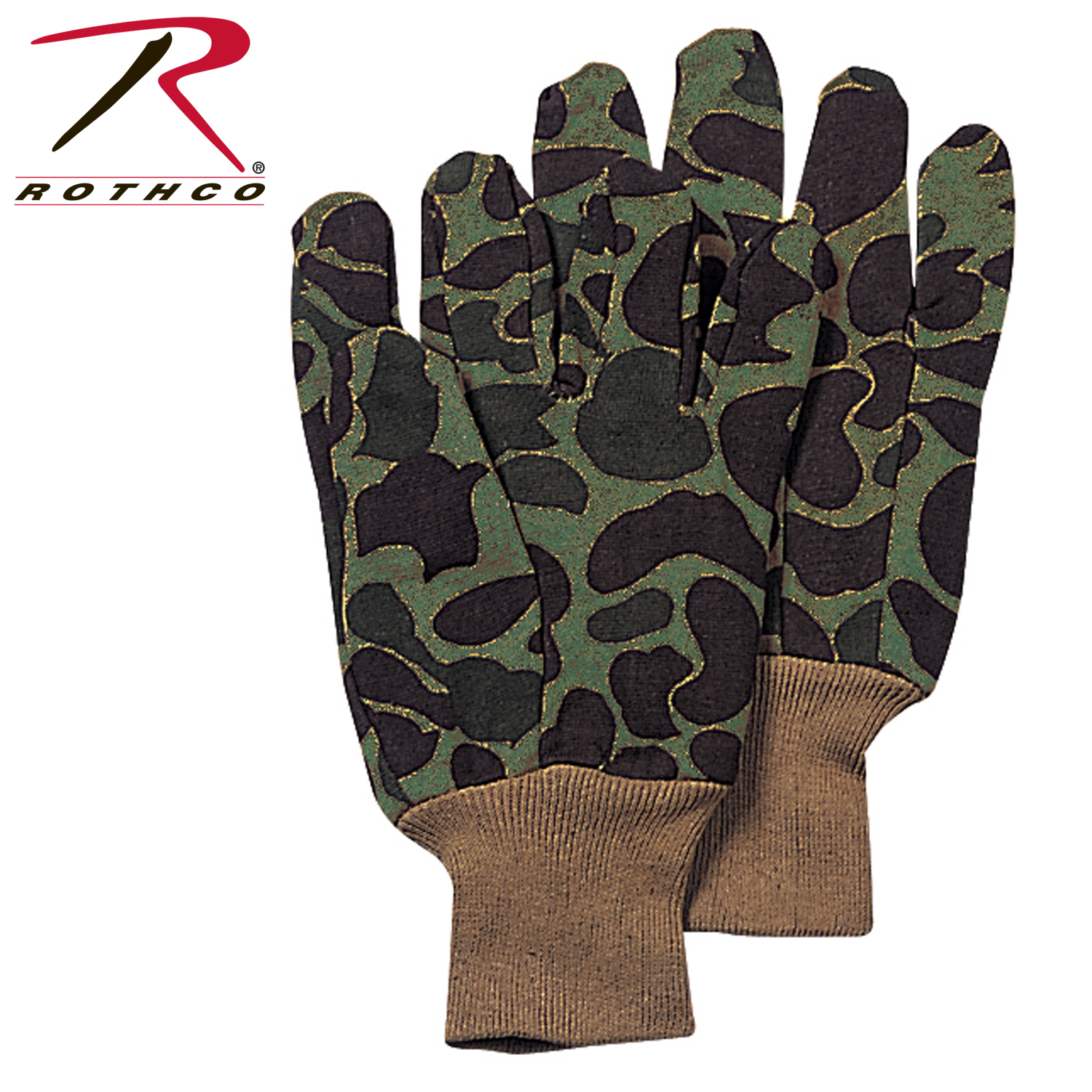 Rothco Camo Jersey Gloves