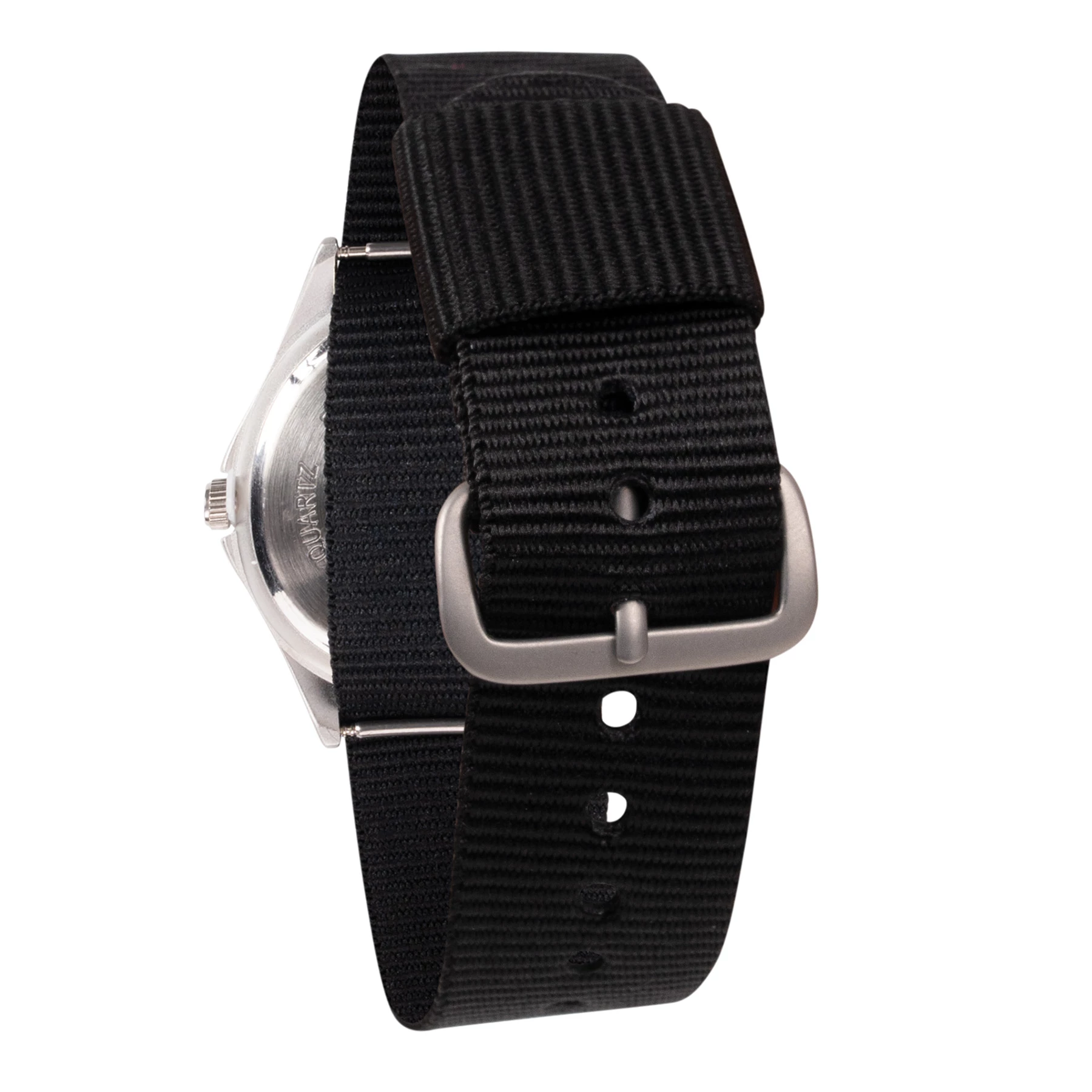 Vintage Swatch Classic All Black Day Date Quartz Watch Military Style Rothco Military Style Quartz Watch main image 2