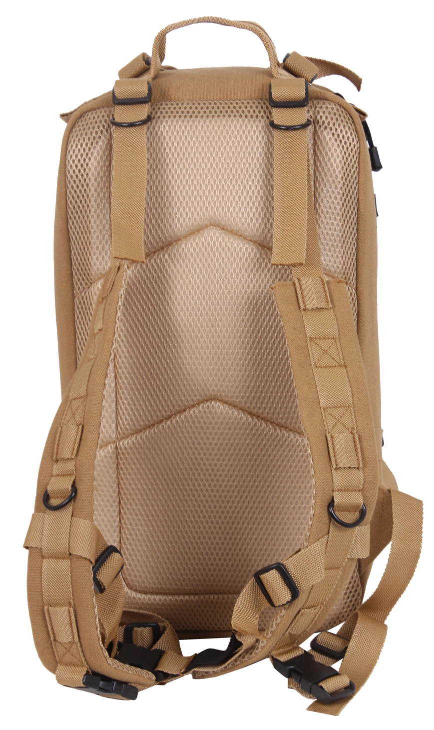 Rothco タクティカルキャンバス Go Pack 17" x 10" x 9" ブラック ROTHCO（ロスコ） リュックROTHCO ミリタリー バックパック