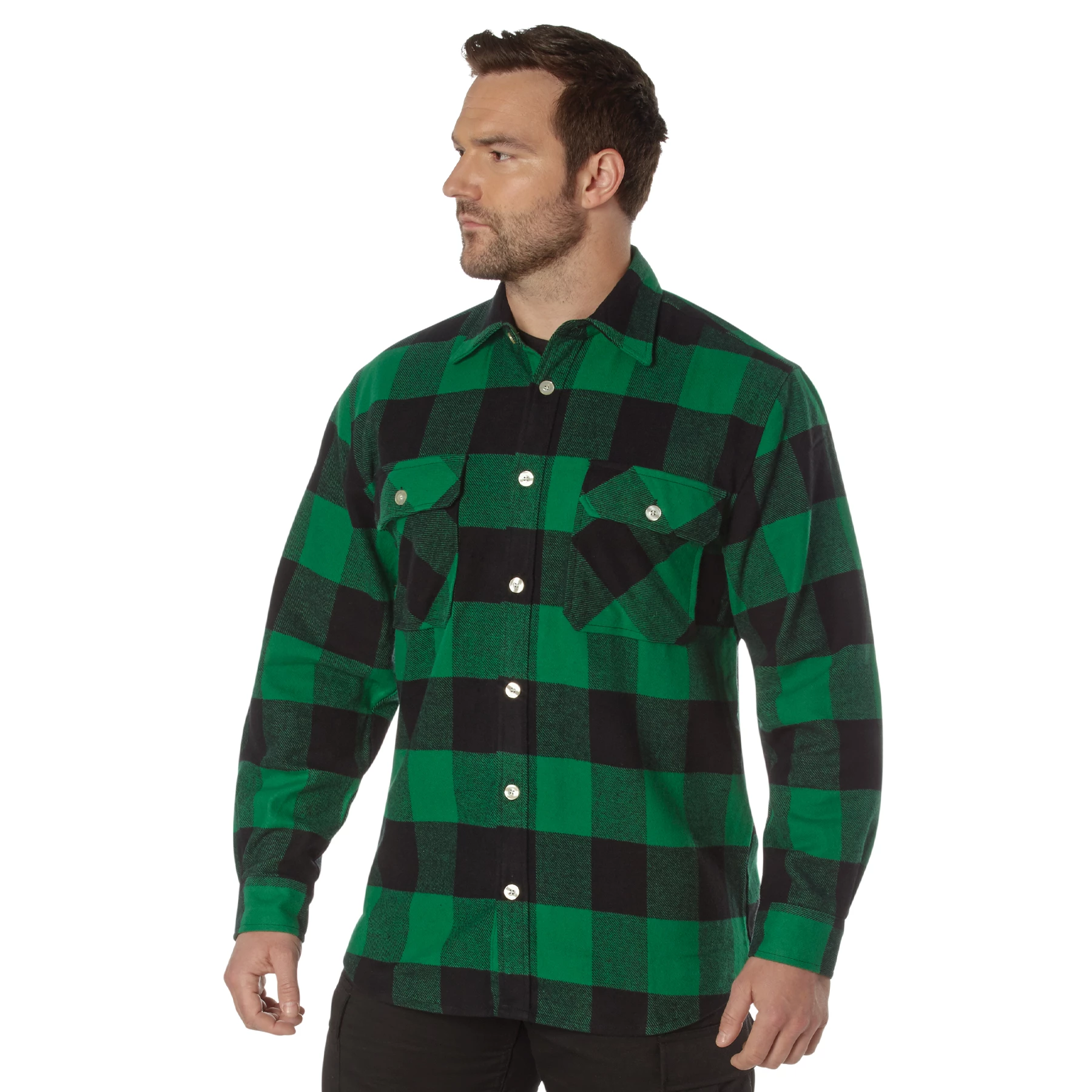 Rothco Extra Heavyweight Buffalo Plaid Flannel Shirt Rothco Extra Heavyweight Buffalo Plaid Flannel Shirt