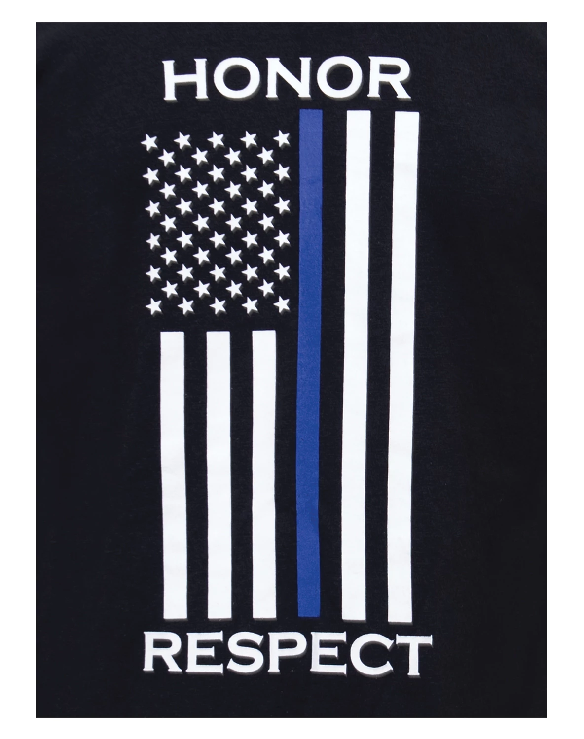 Rothco Thin Blue Line Honor and Respect Long Sleeve T-Shirt