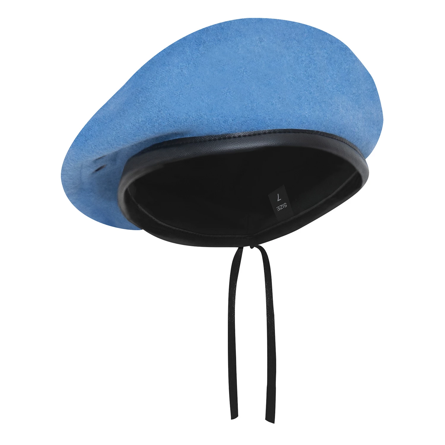 4559 G.i. Style Wool Beret (us, Numeric, 7 1/4, Navy Blue) Navy Blue Wool Monty G.I. Type Beret With Liner – Grunt Force main image 4