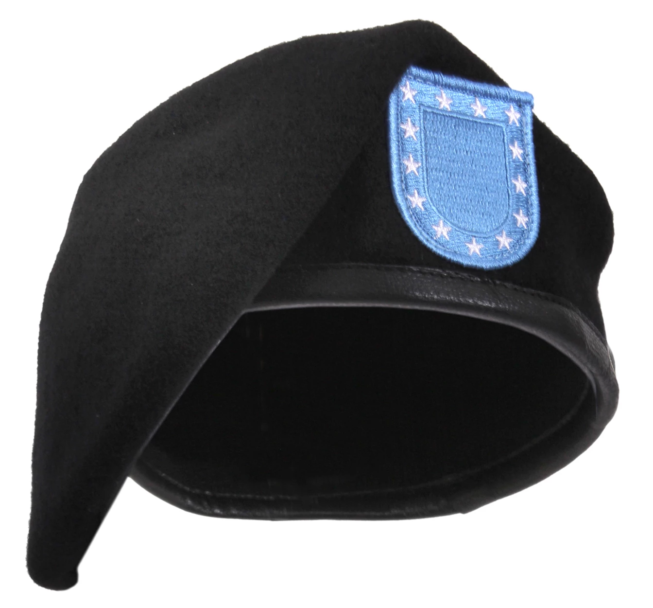 4559 G.i. Style Wool Beret (us, Numeric, 7 1/4, Navy Blue) Navy Blue Wool Monty G.I. Type Beret With Liner – Grunt Force main image 2