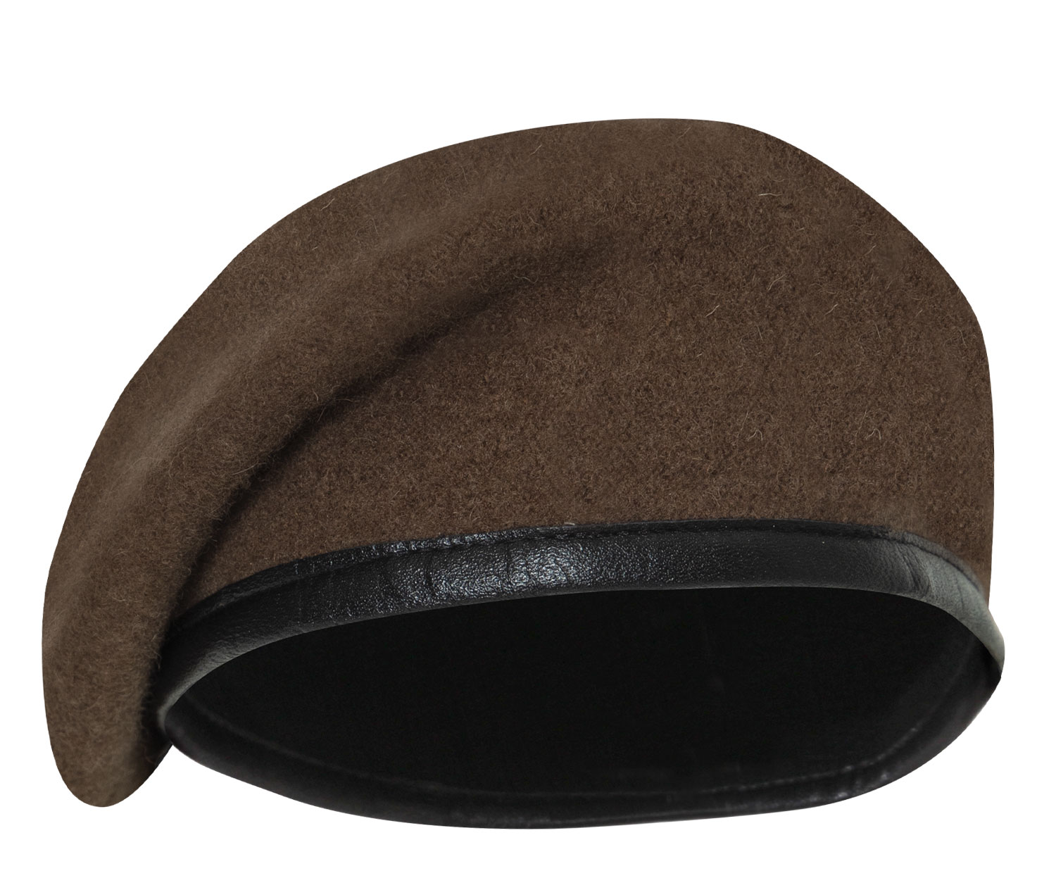 Rothco US Army Pre-Shaved Wool Beret – Inspection Ready, No Flash, Men's, Solid Black, New With Tags