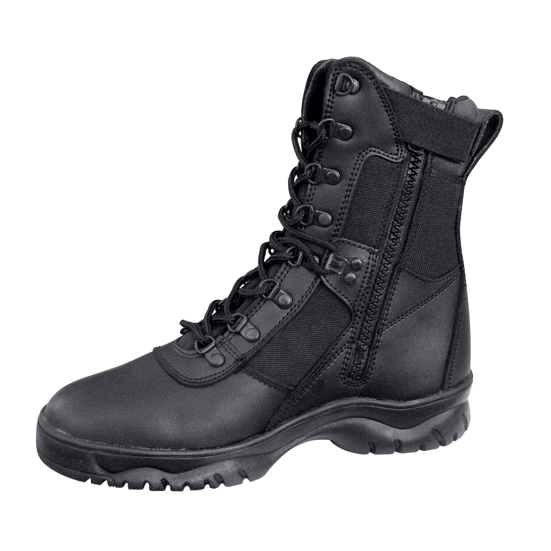 個人装備 ROTHCO US Military Boots with Zipper W8 Rothco Forced Entry Deployment Boots With Side Zipper - 8 Inch