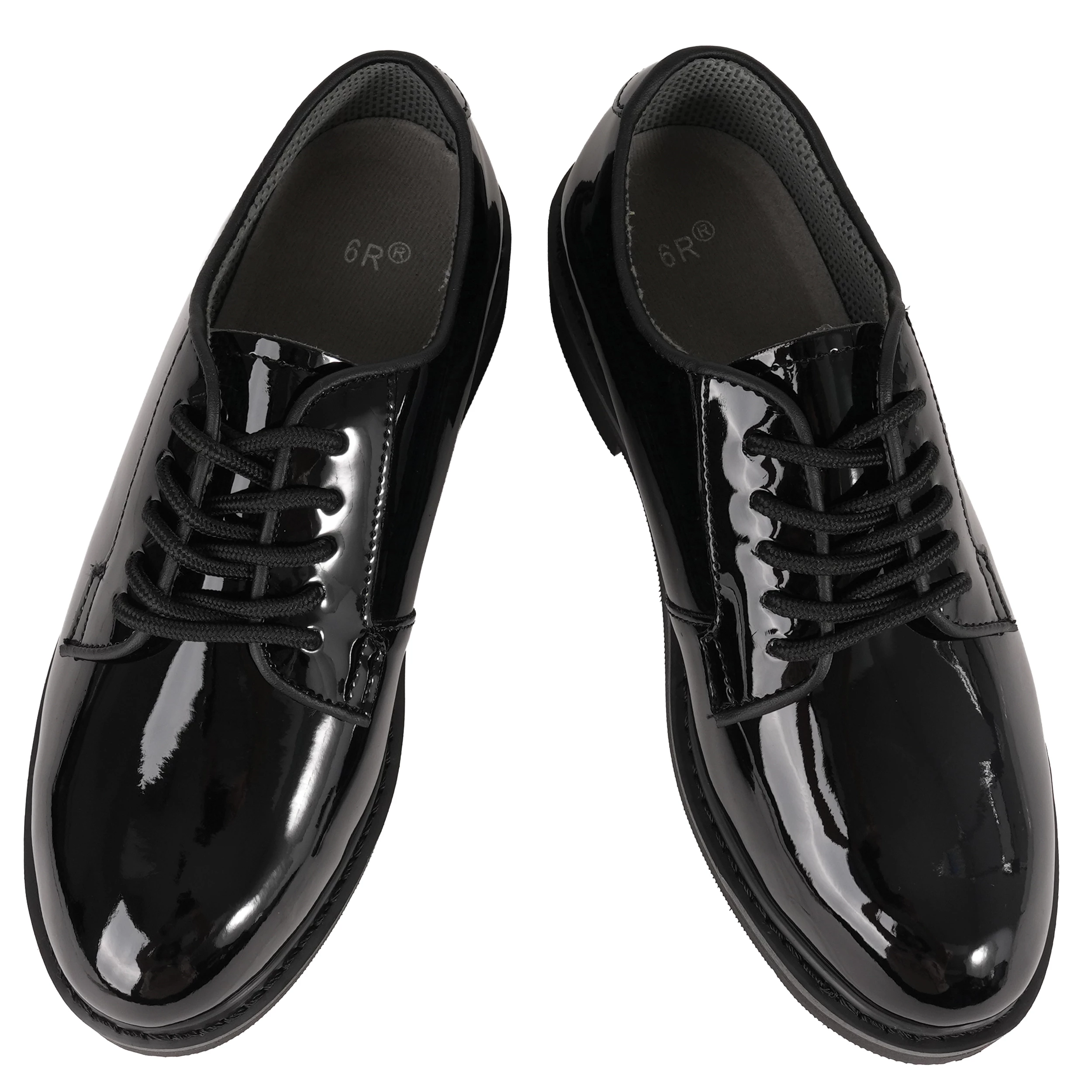 Patent Oxford Military Shoes Rothco Uniform Hi-Gloss Oxford Dress Shoe