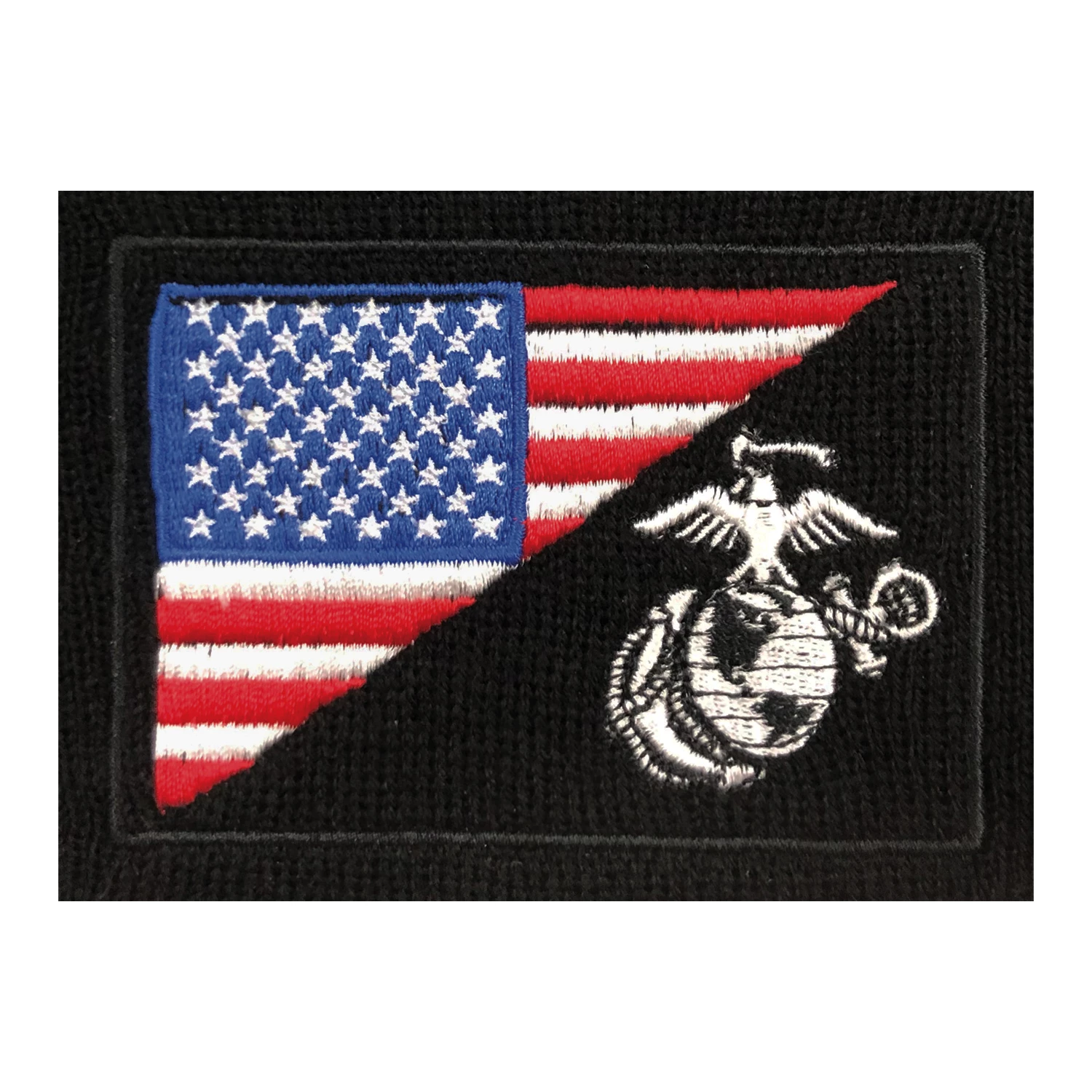 Rothco USMC Eagle, Globe and Anchor / US Flag Deluxe Fine Knit