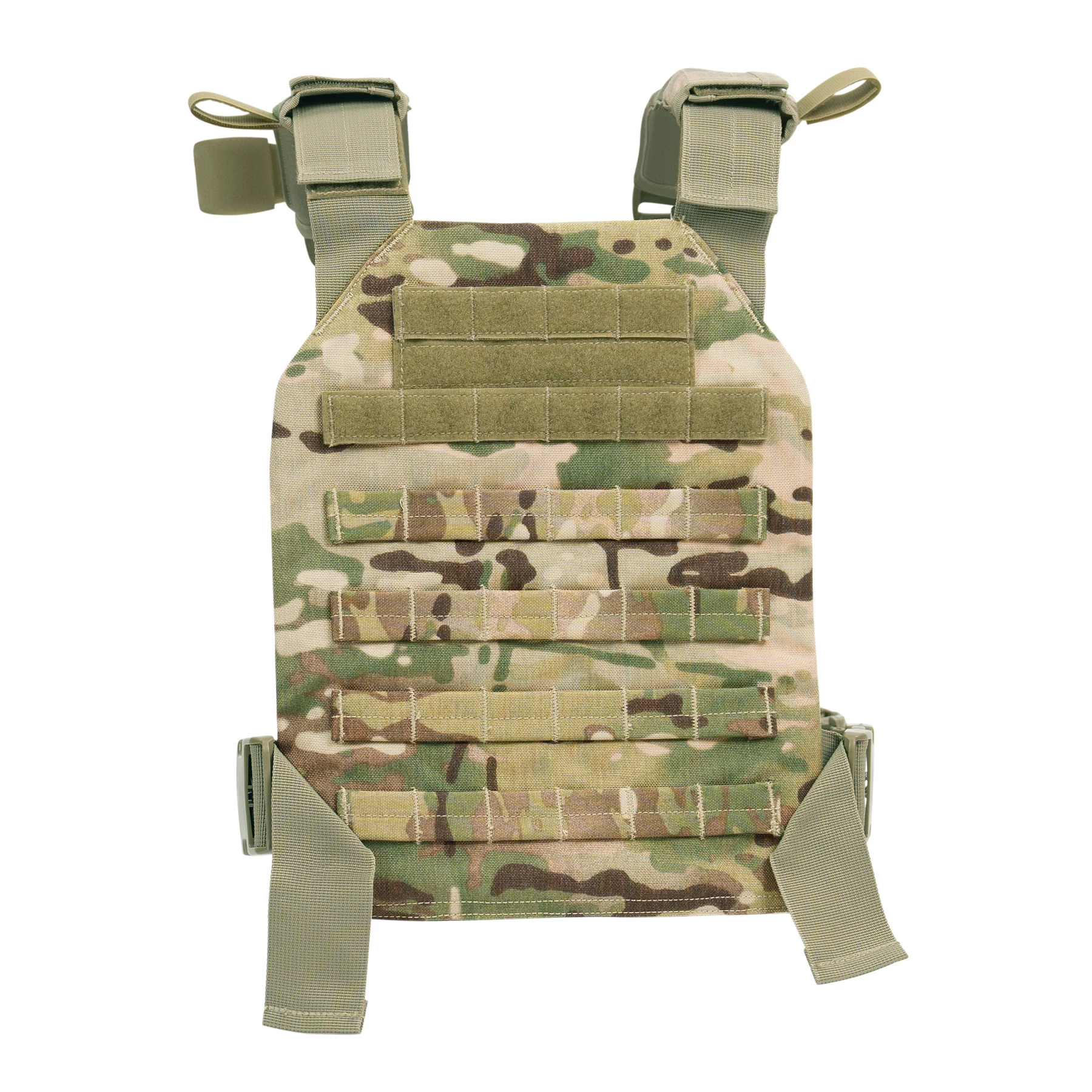 その他 Rothco Tactical Vest PALS Multicam Rothco Low Profile Plate Carrier Vest