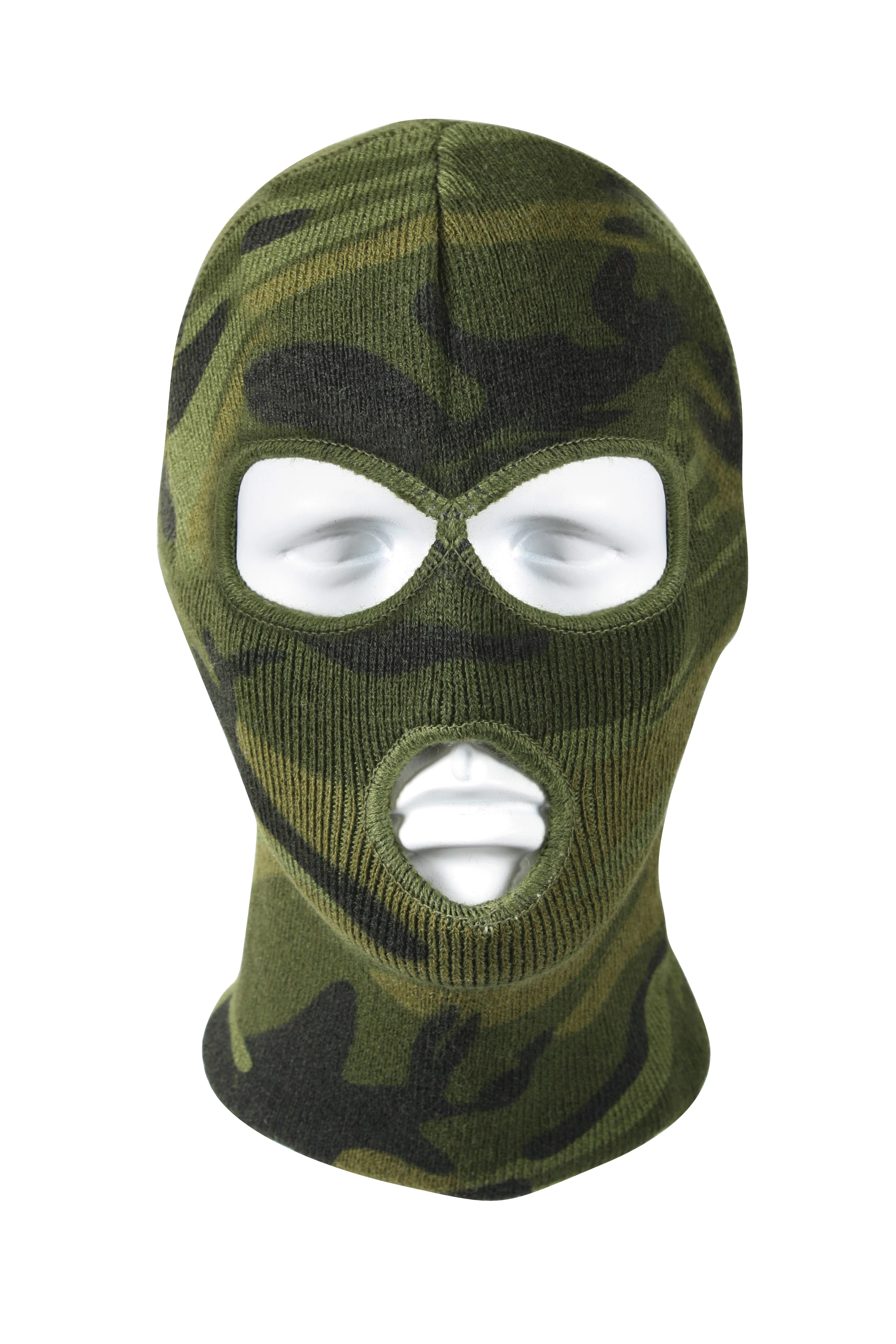 ROTHCO フェイスマスク FACEMASK 新品 アメリカ直輸入 アメリカ軍 Rothco Deluxe Camo 3-Hole Face Mask
