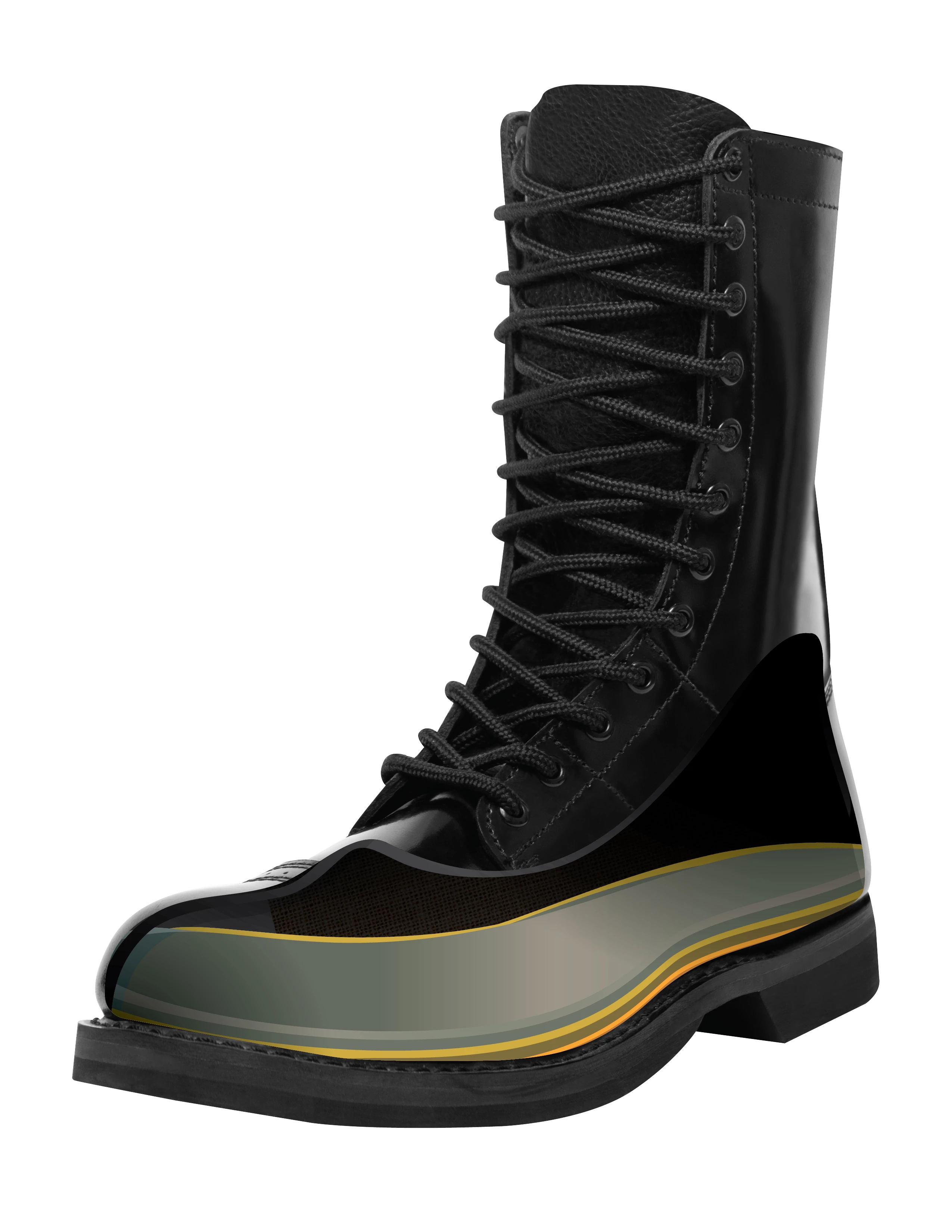Rothco US Size 6 Paratrooper Black Leather Mens Boots Lace‎ Up Army Outdoor Rothco 10 main image 4