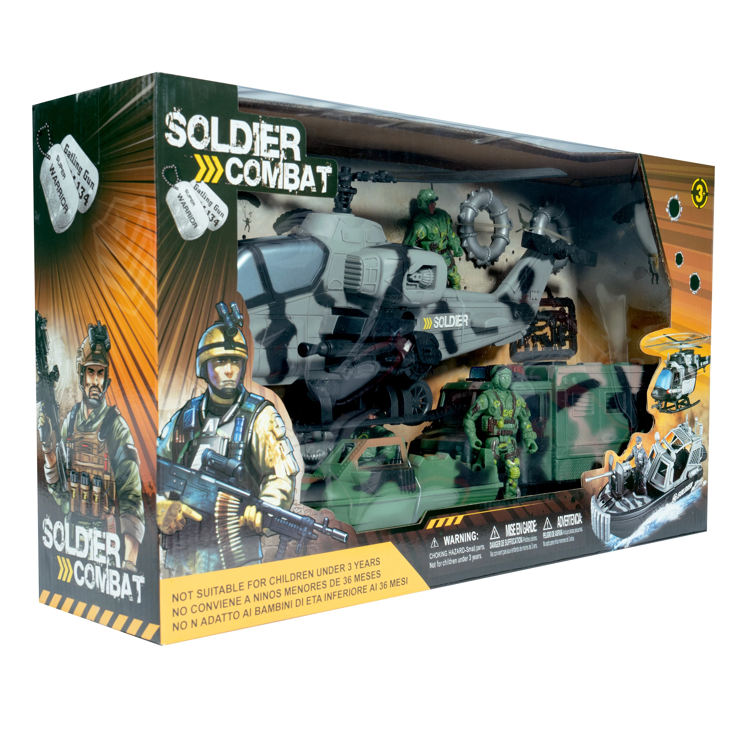 「Rafa」Rルイス、Cベイリー & Bファーブ 5体セット Rothco Super Warrior Vehicle Play Set