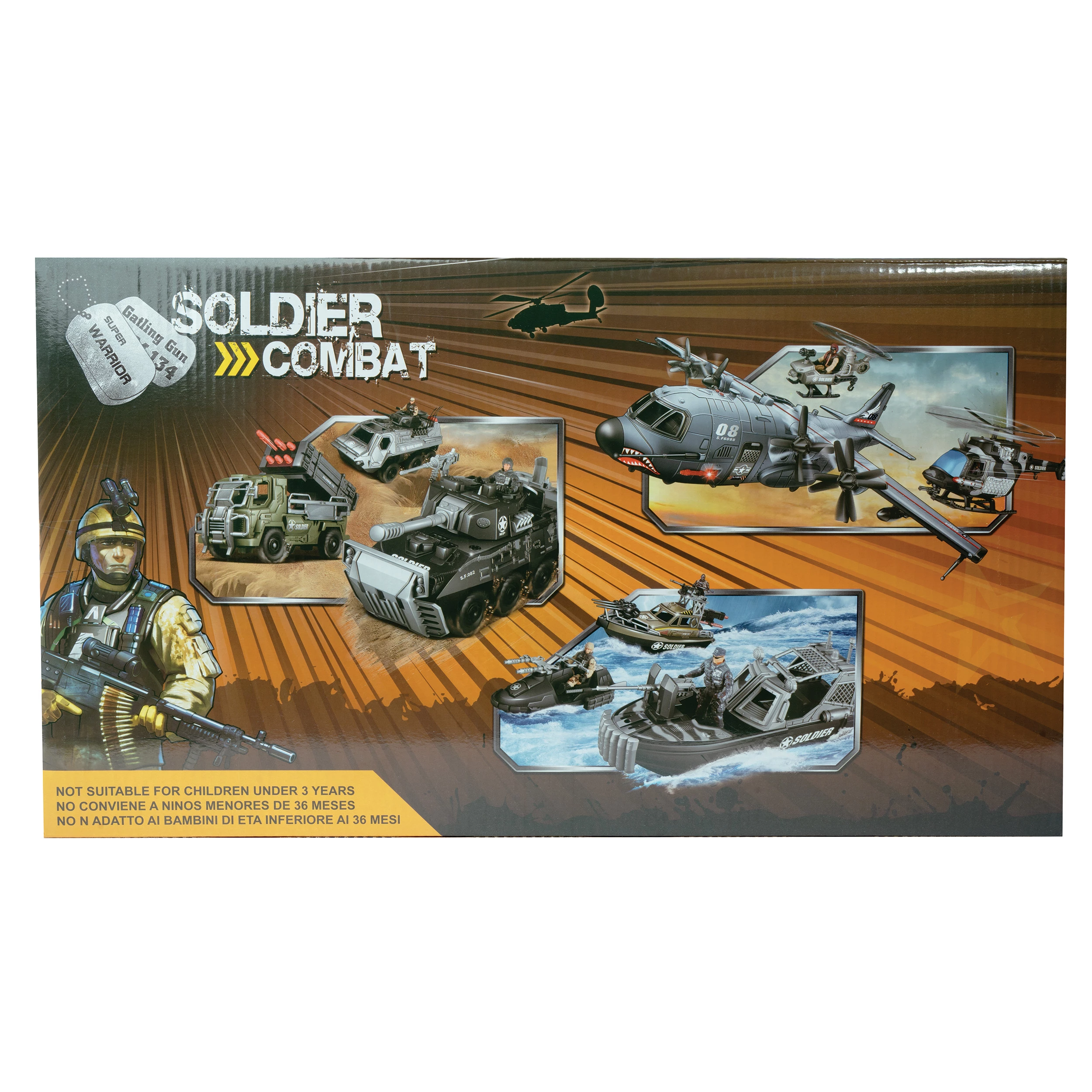 「Rafa」Rルイス、Cベイリー & Bファーブ 5体セット Rothco Super Warrior Vehicle Play Set