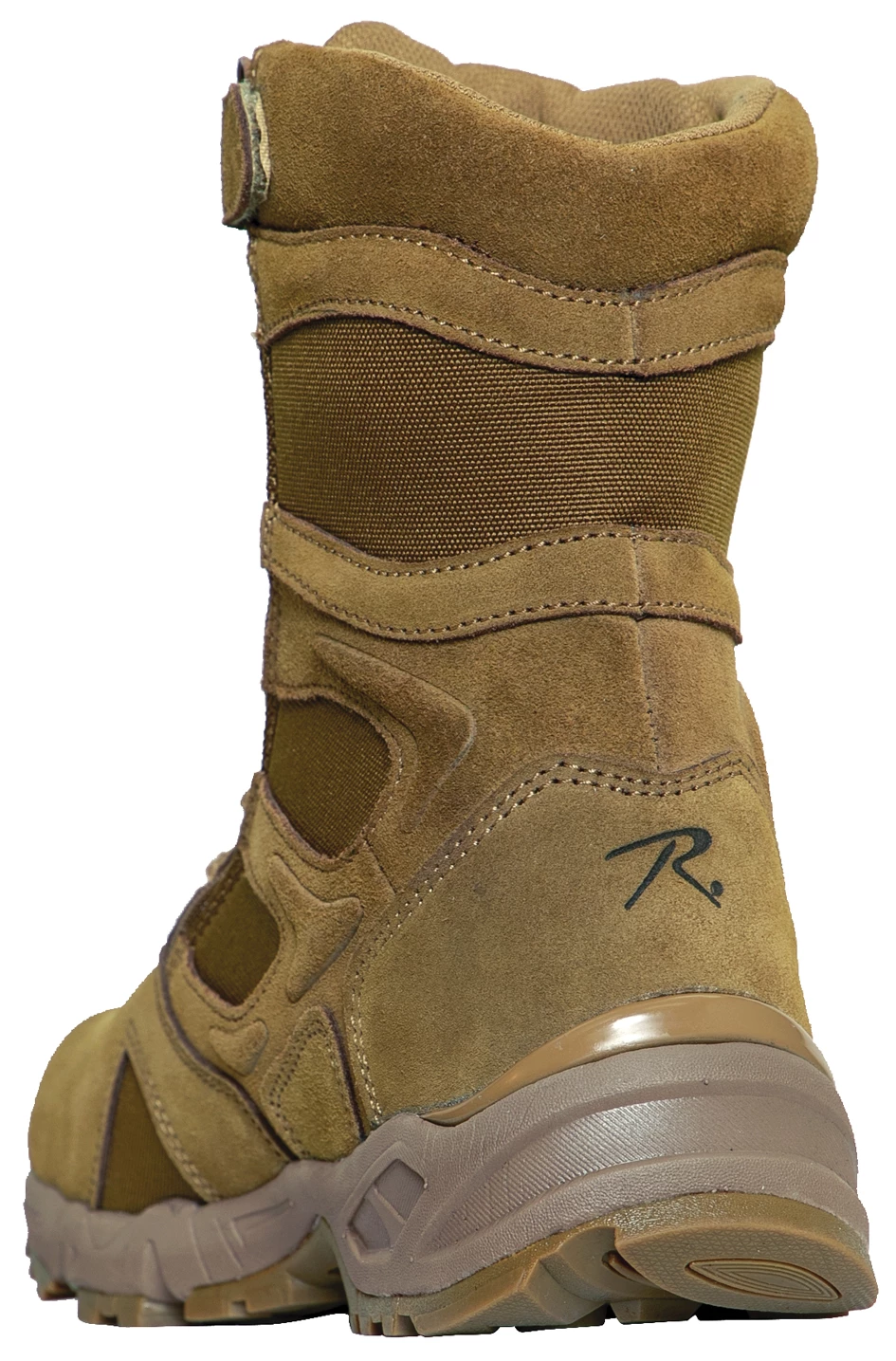 個人装備 ROTHCO US Military Boots with Zipper W8 Rothco Forced Entry Deployment Boots With Side Zipper - 8 Inch