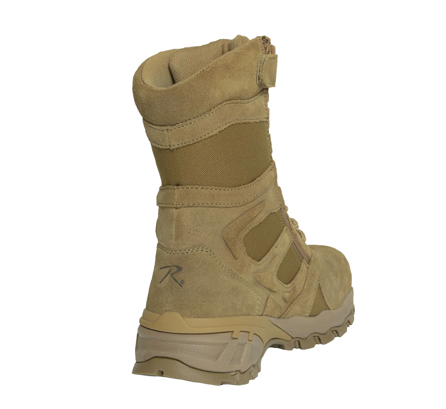 Rothco Forced Entry Composite Toe AR 670-1 Coyote Brown Side Zip