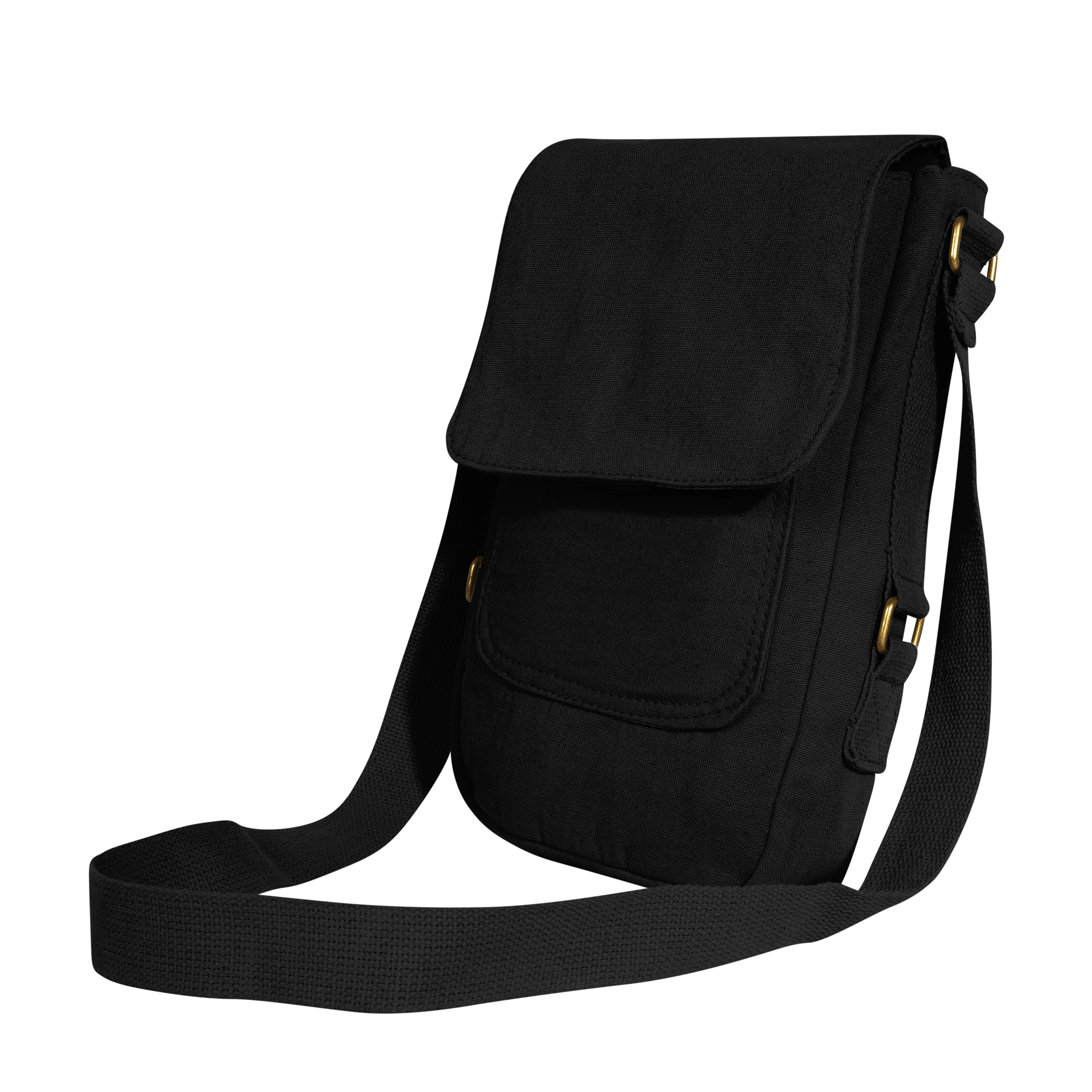 Rothco Brown Leather Military Tech Bag