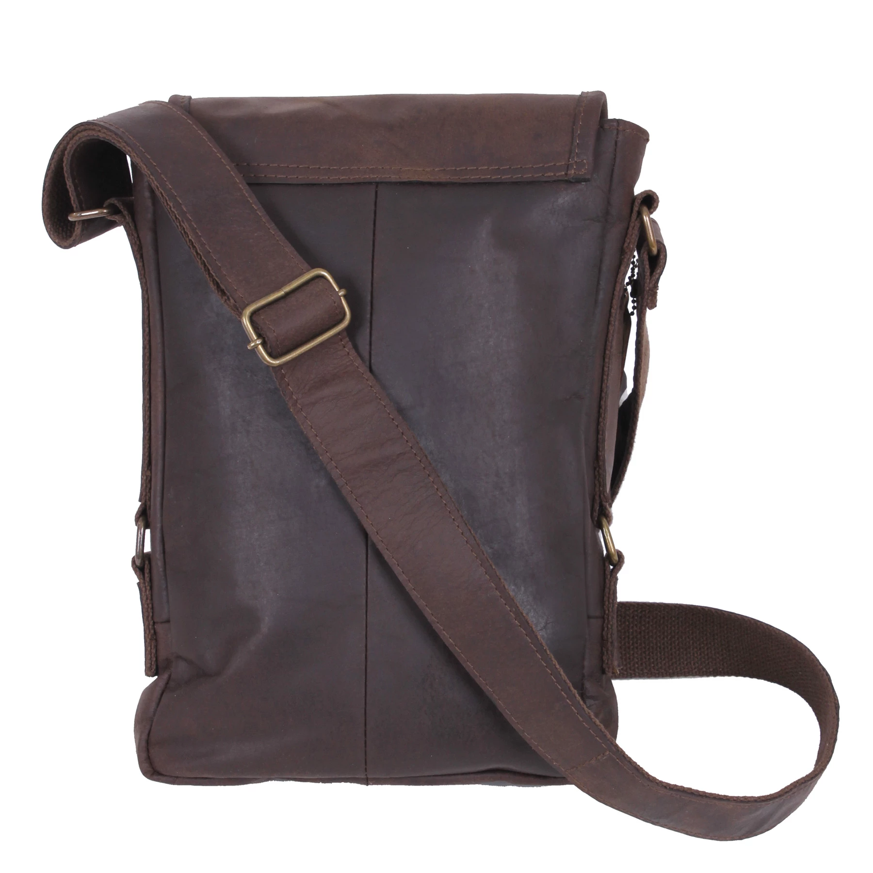 Rothco Brown Leather Military Tech Bag