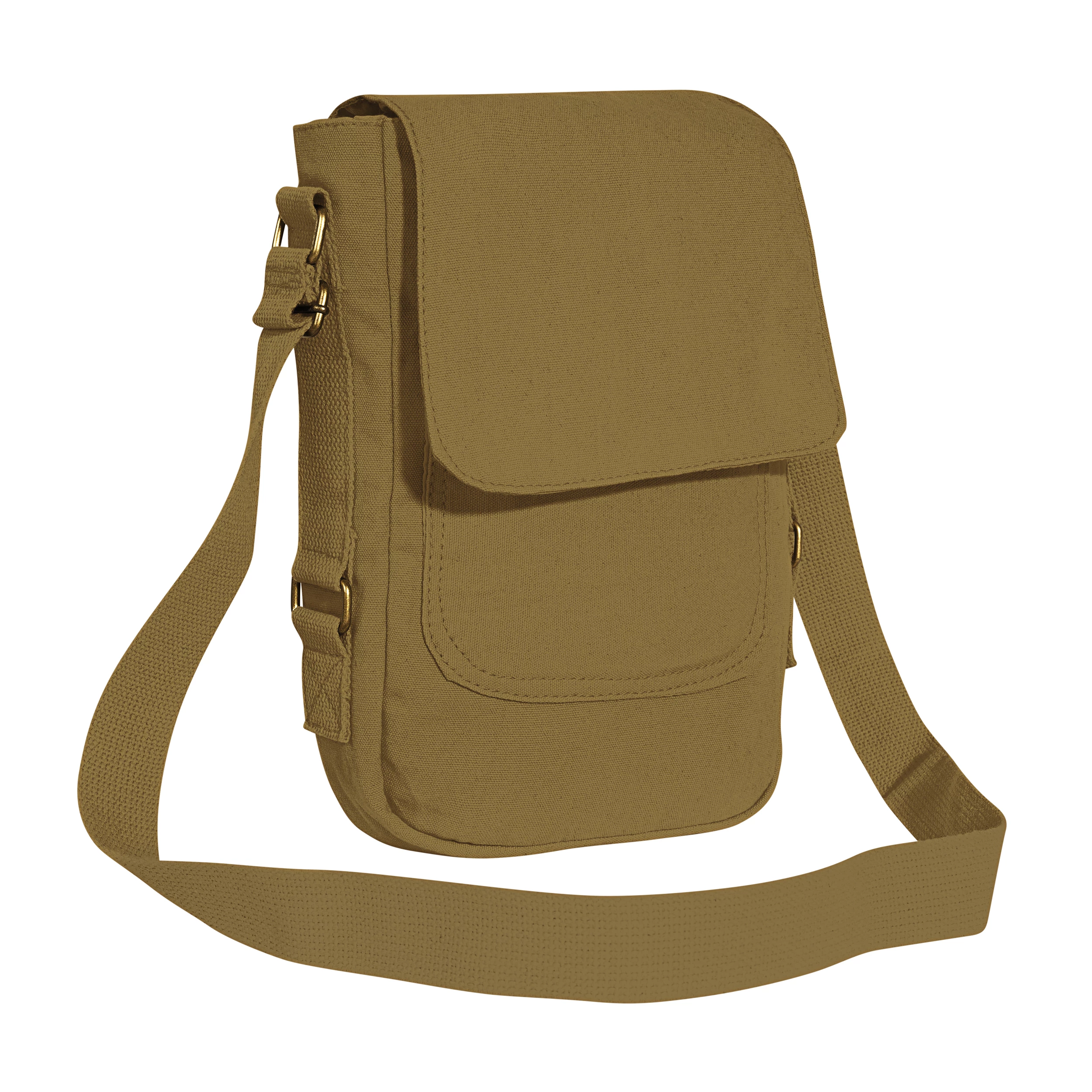 Rothco Brown Leather Military Tech Bag