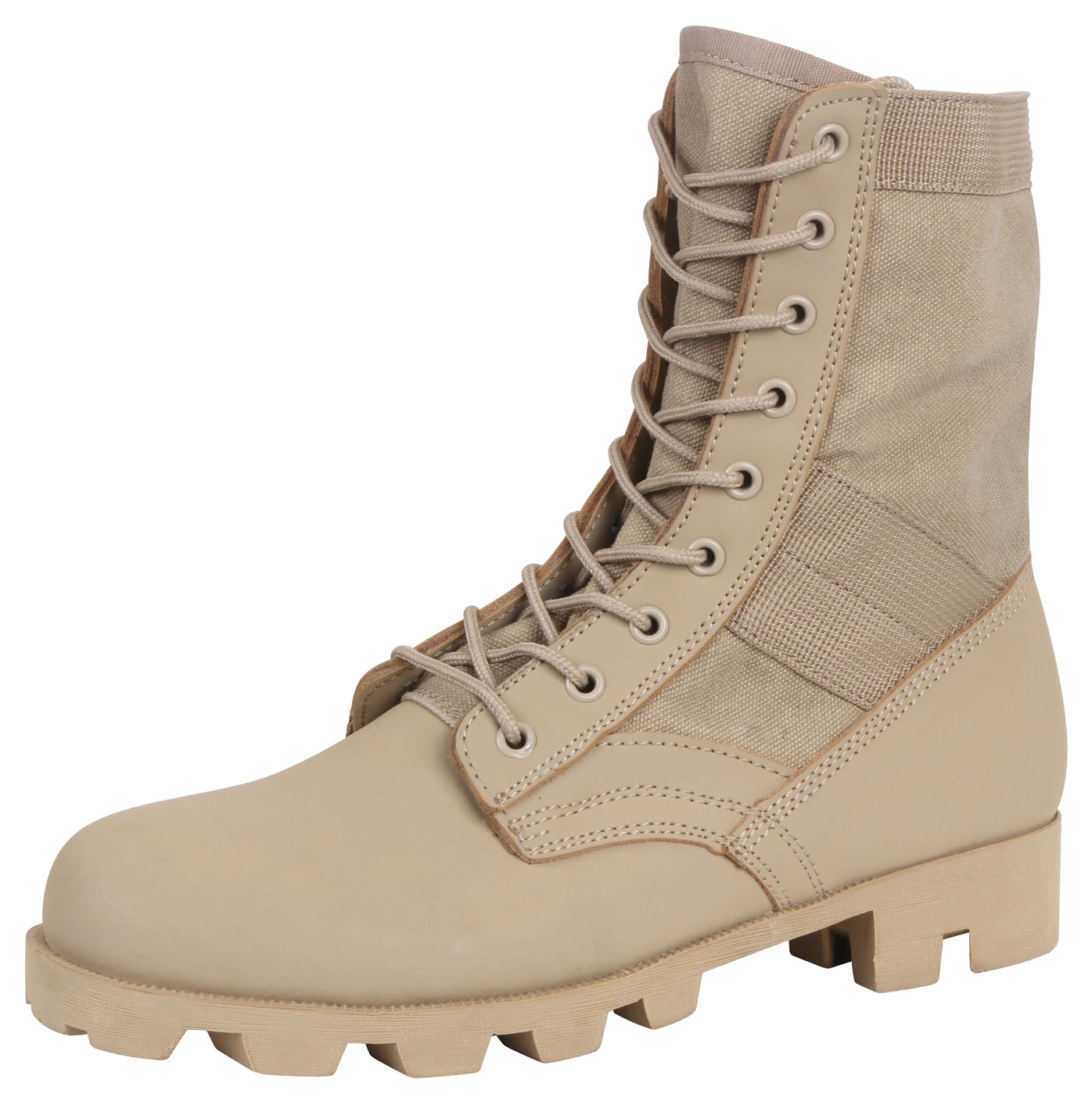 ROTHCO CLASSIC MILITARY JUNGLE BOOTS - DESERT TAN Rothco 5057 Desert Tan Jungle Boots - Walmart.com main image 4