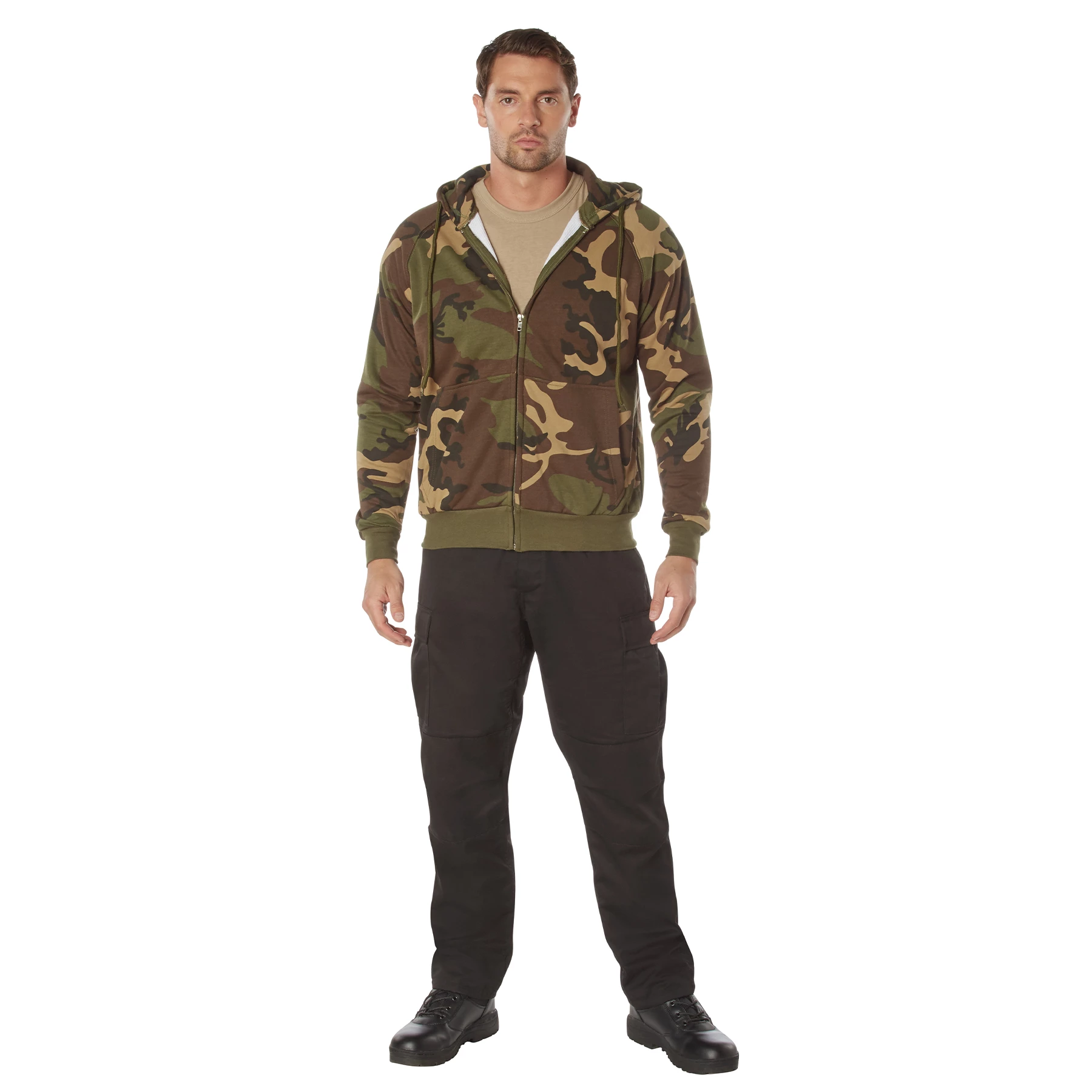 Rothco Thermal Lined Full-Zip Hoodie Rothco Thermal Lined Full-Zip Hoodie