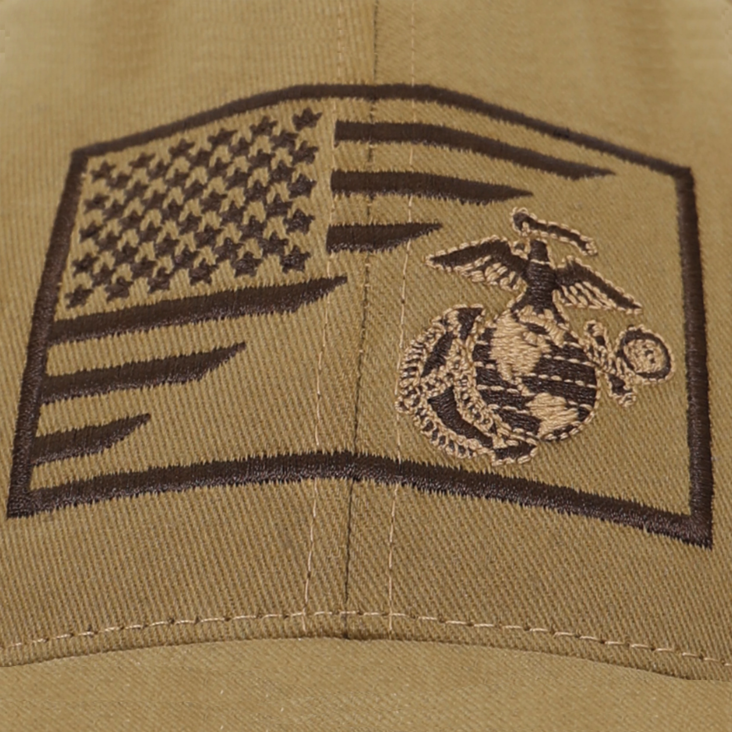 Rothco USMC Eagle, Globe and Anchor / US Flag Low Pro Cap