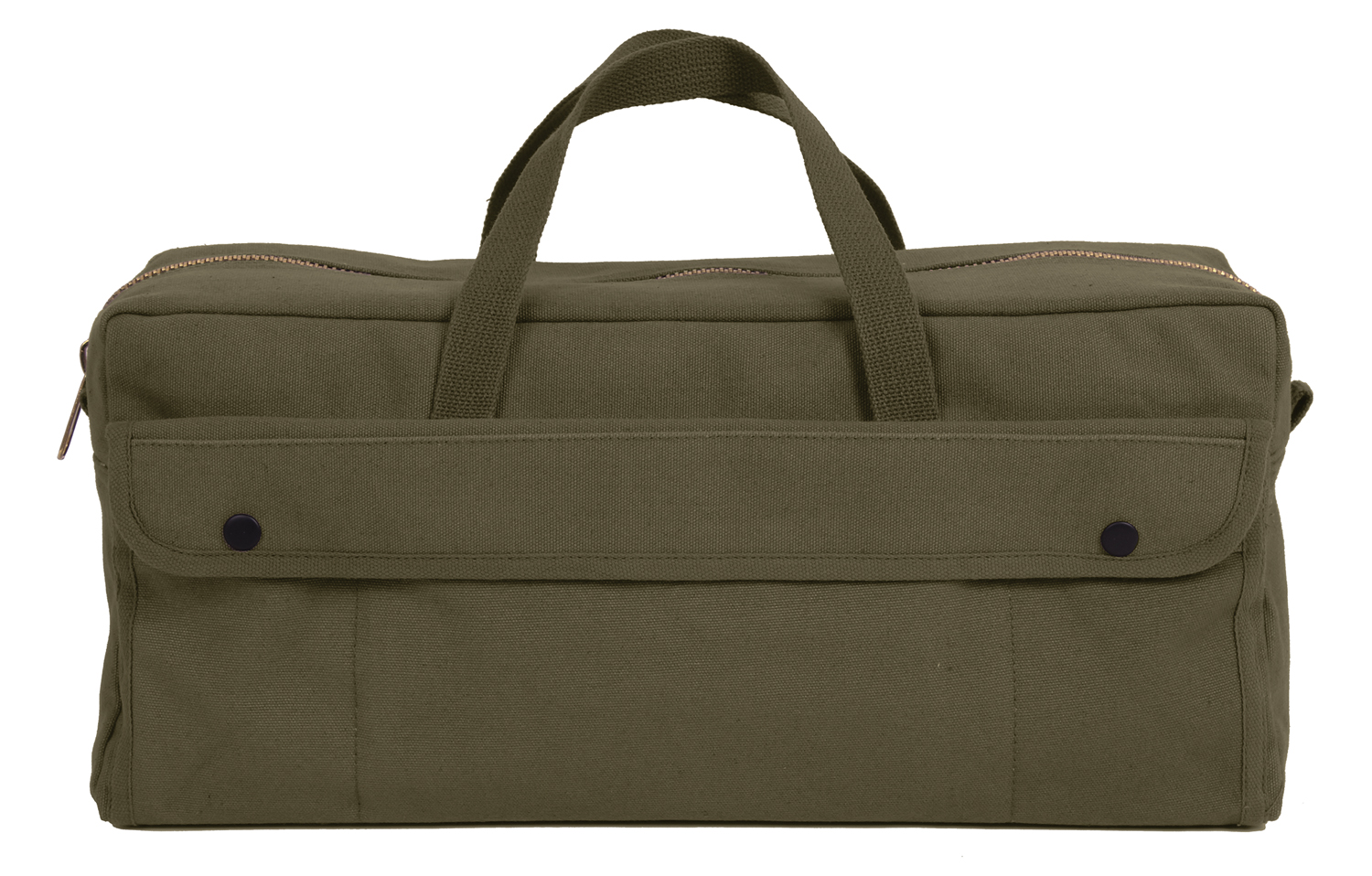 Rothco Canvas Jumbo Tool Bag Brass Zipper
