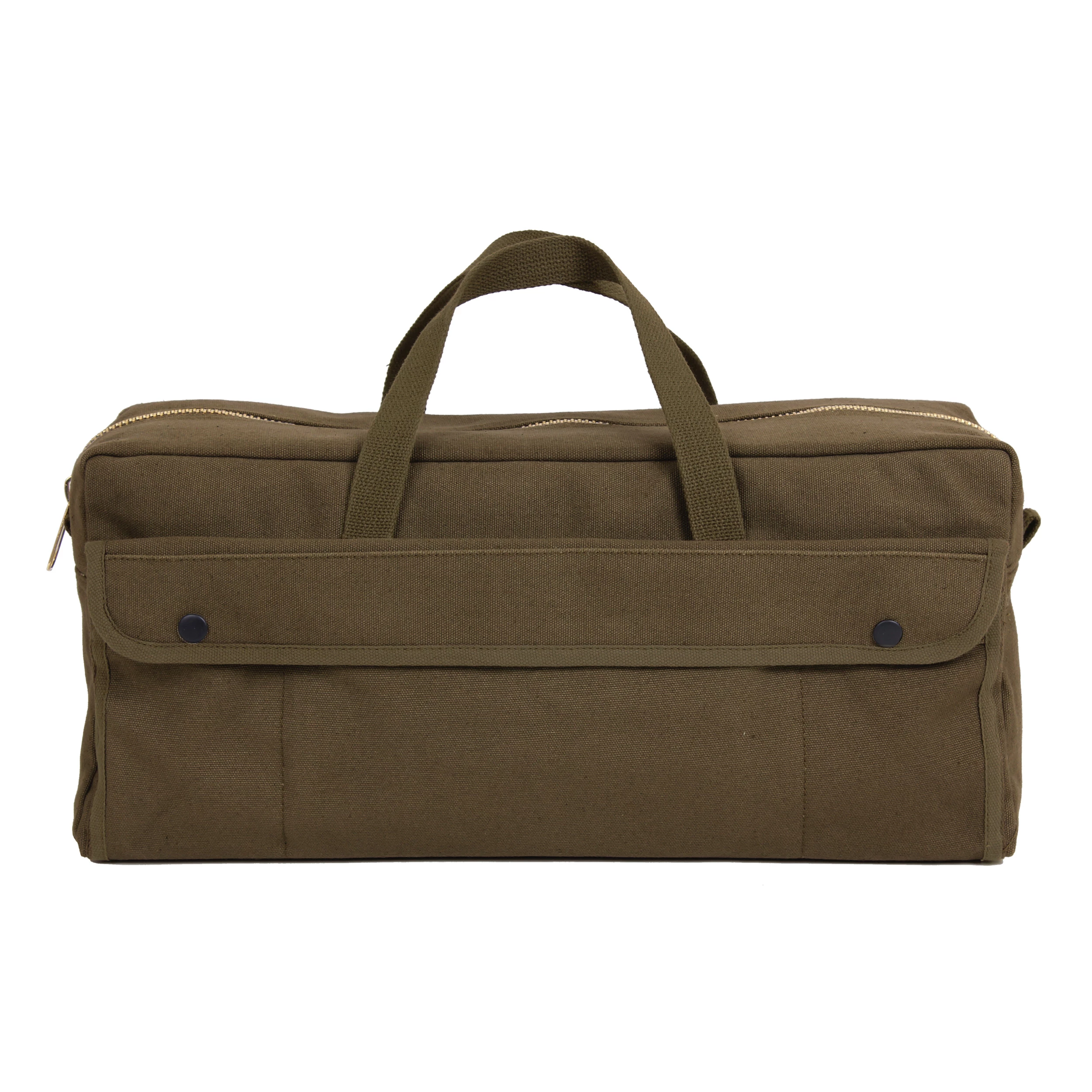Rothco Canvas Jumbo Tool Bag With Brass Zipper