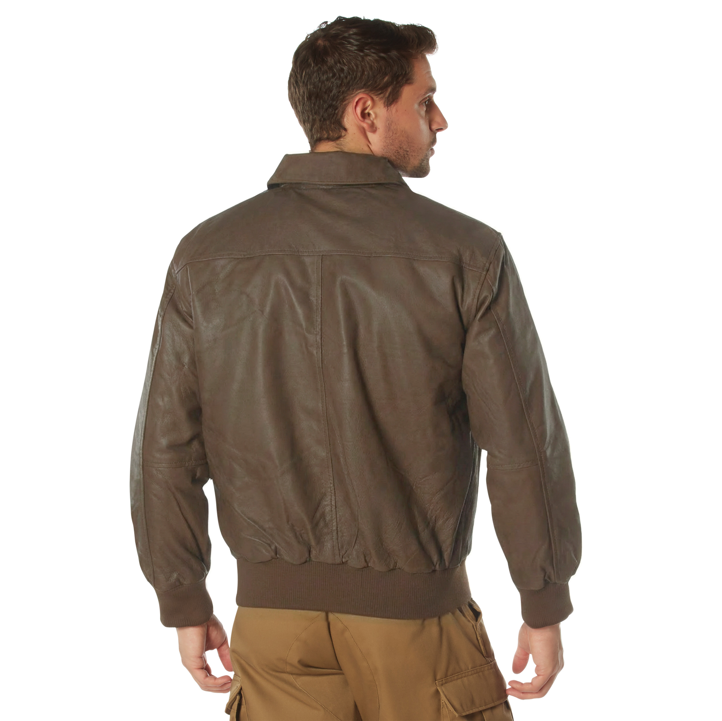 ROTHCO A2レザージャケット Amazon.com: Rothco Classic A-2 Leather Flight Jacket, Brown - L